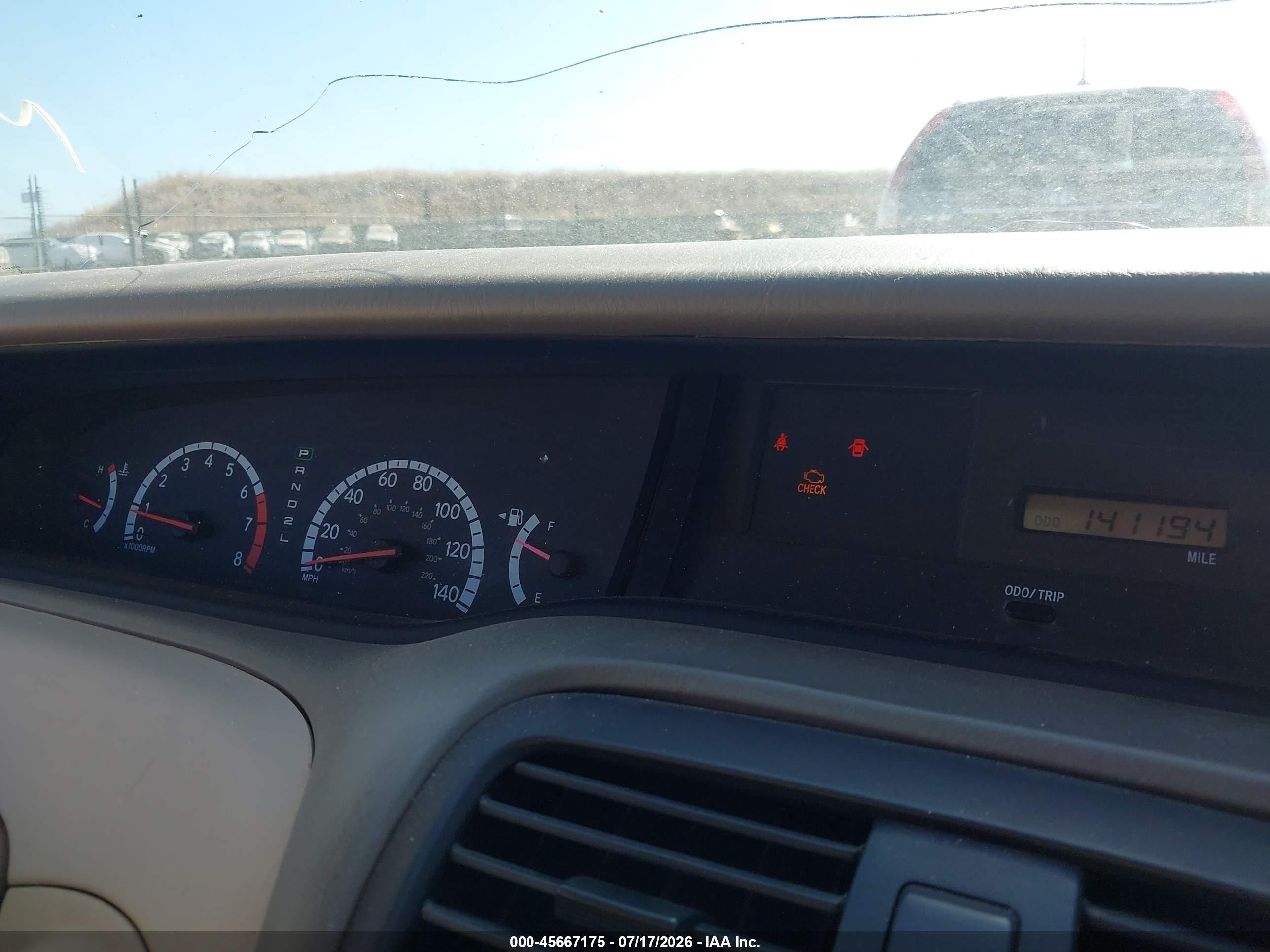 2002 Toyota Avalon Xl Бежевый vin: 4T1BF28B52U242220