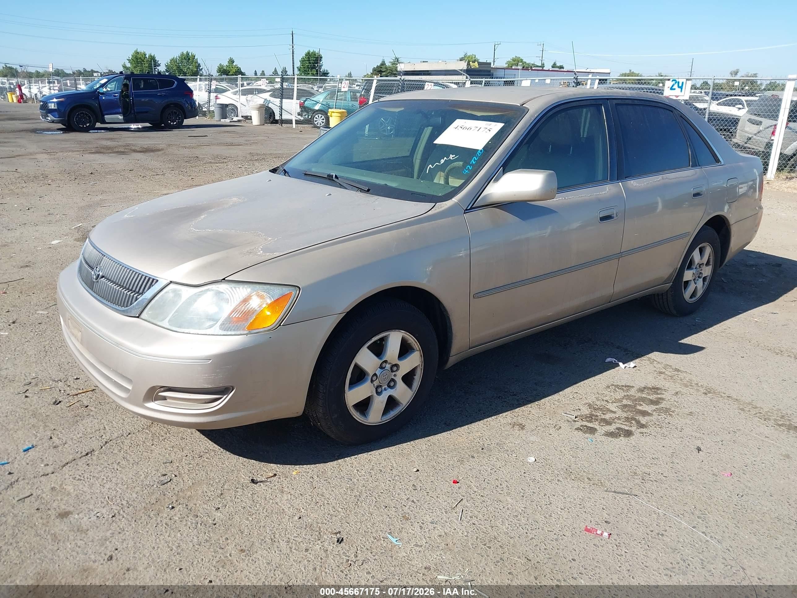 2002 Toyota Avalon Xl Бежевый vin: 4T1BF28B52U242220