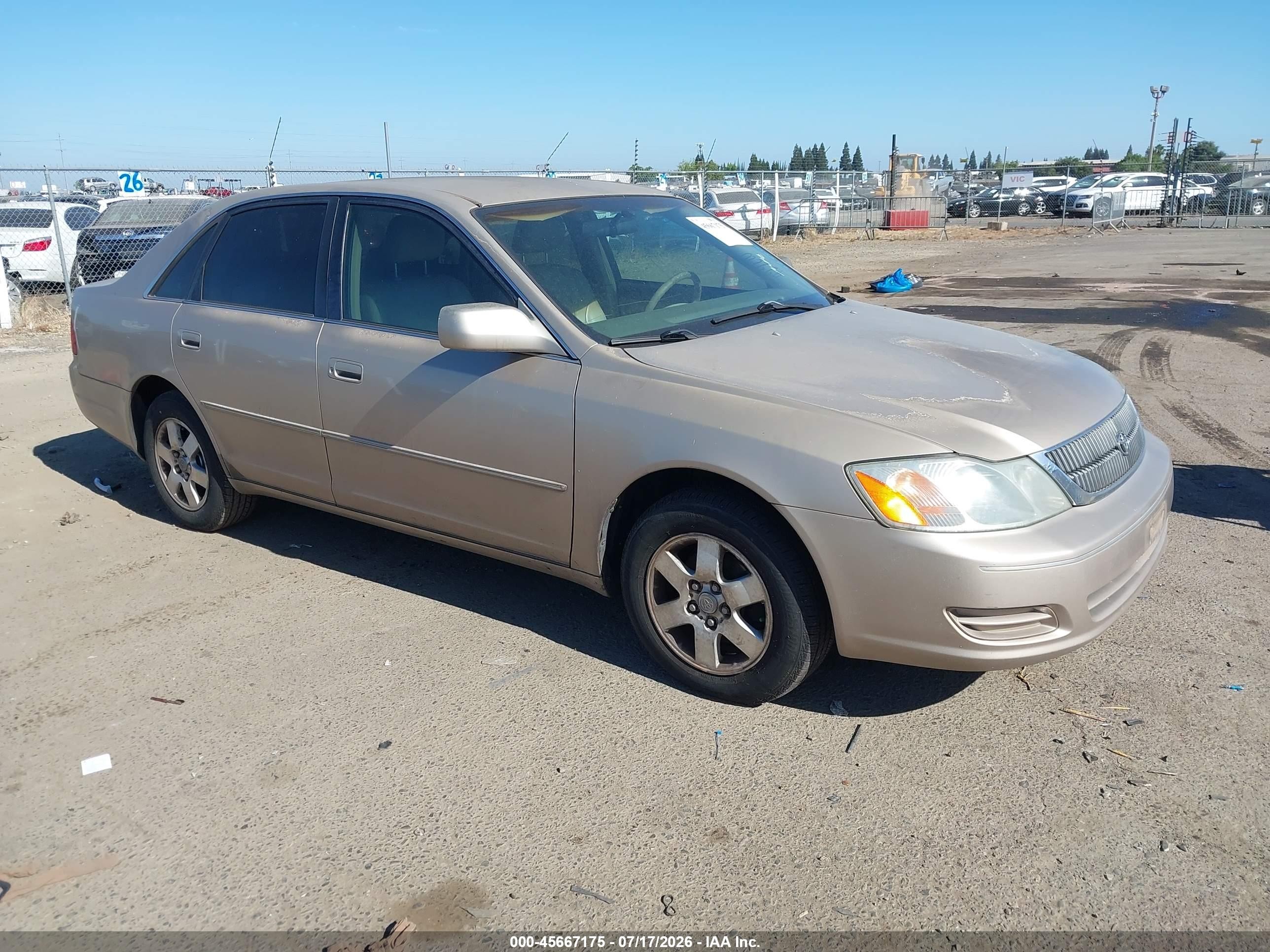 2002 Toyota Avalon Xl Бежевый vin: 4T1BF28B52U242220