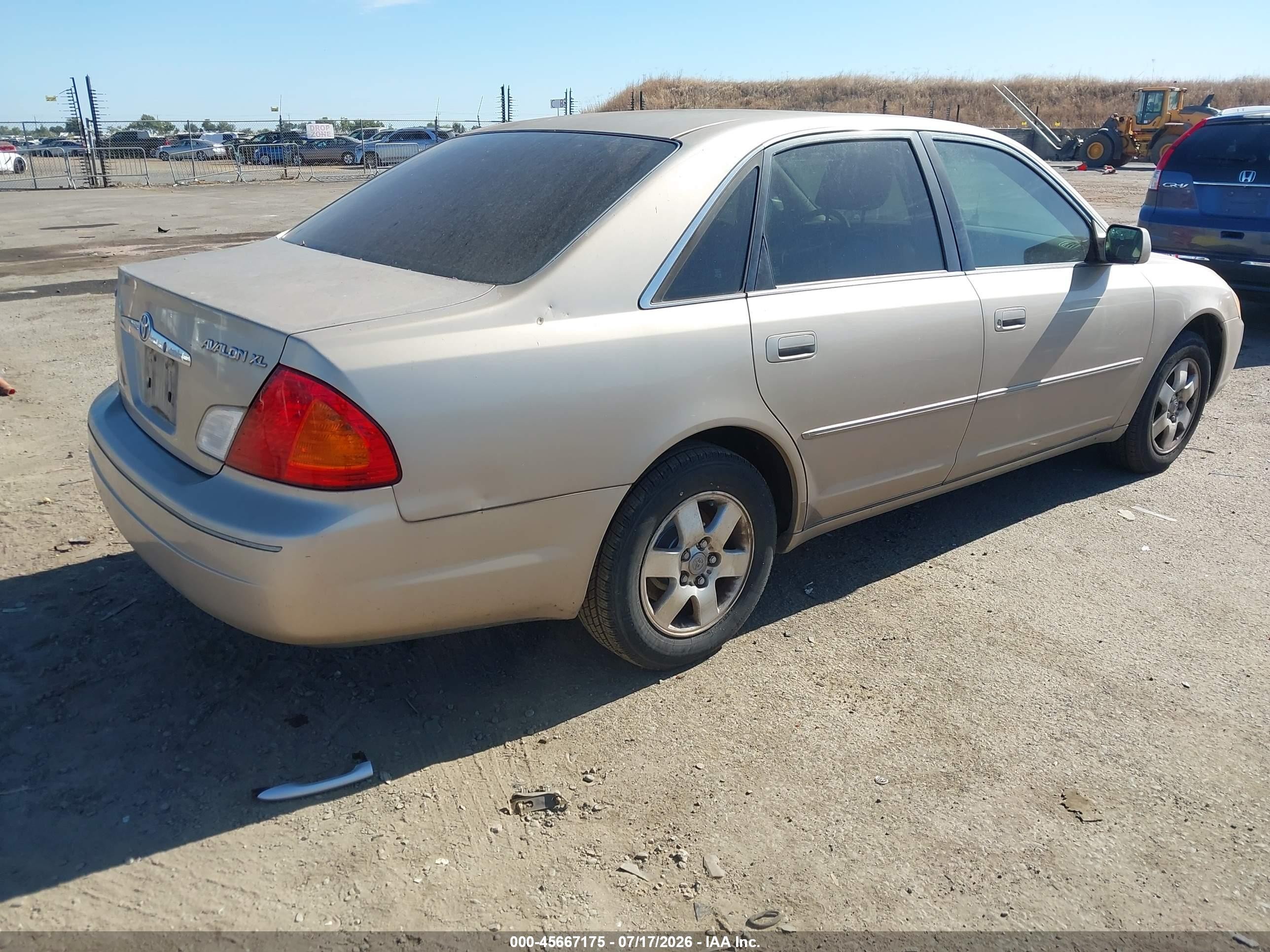 2002 Toyota Avalon Xl Бежевый vin: 4T1BF28B52U242220