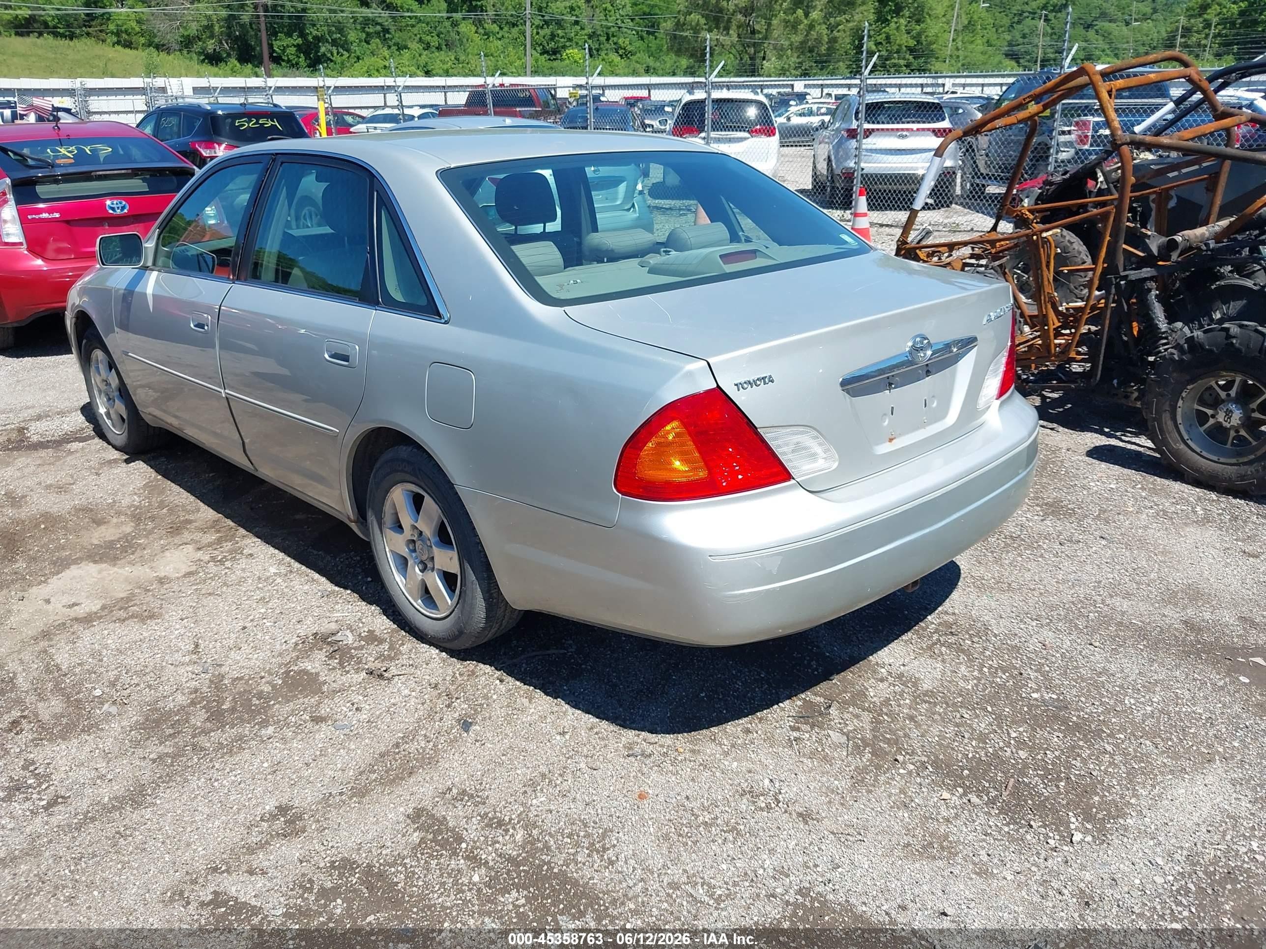 2002 Toyota Avalon Xl Silver vin: 4T1BF28B52U256456