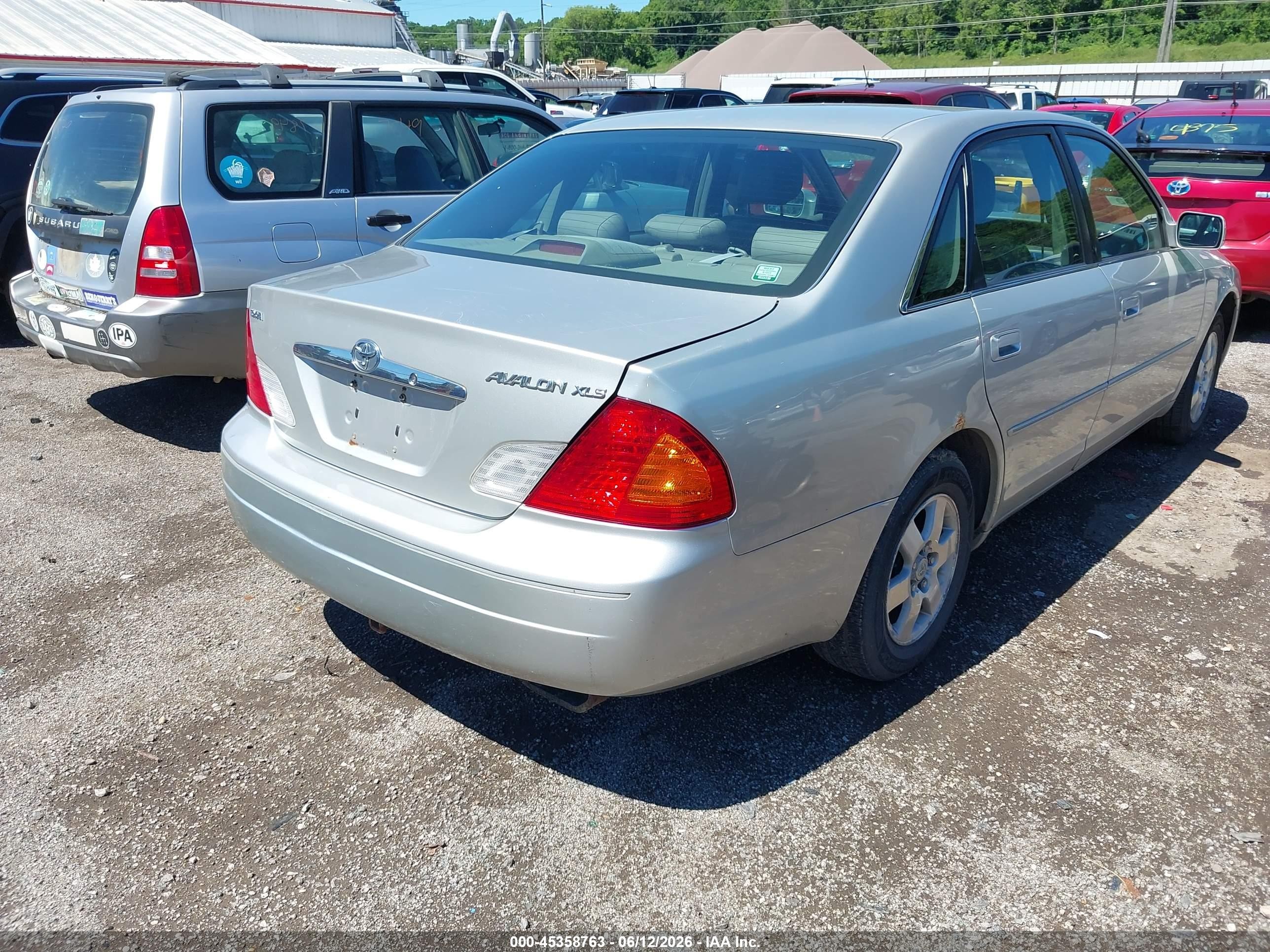2002 Toyota Avalon Xl Silver vin: 4T1BF28B52U256456