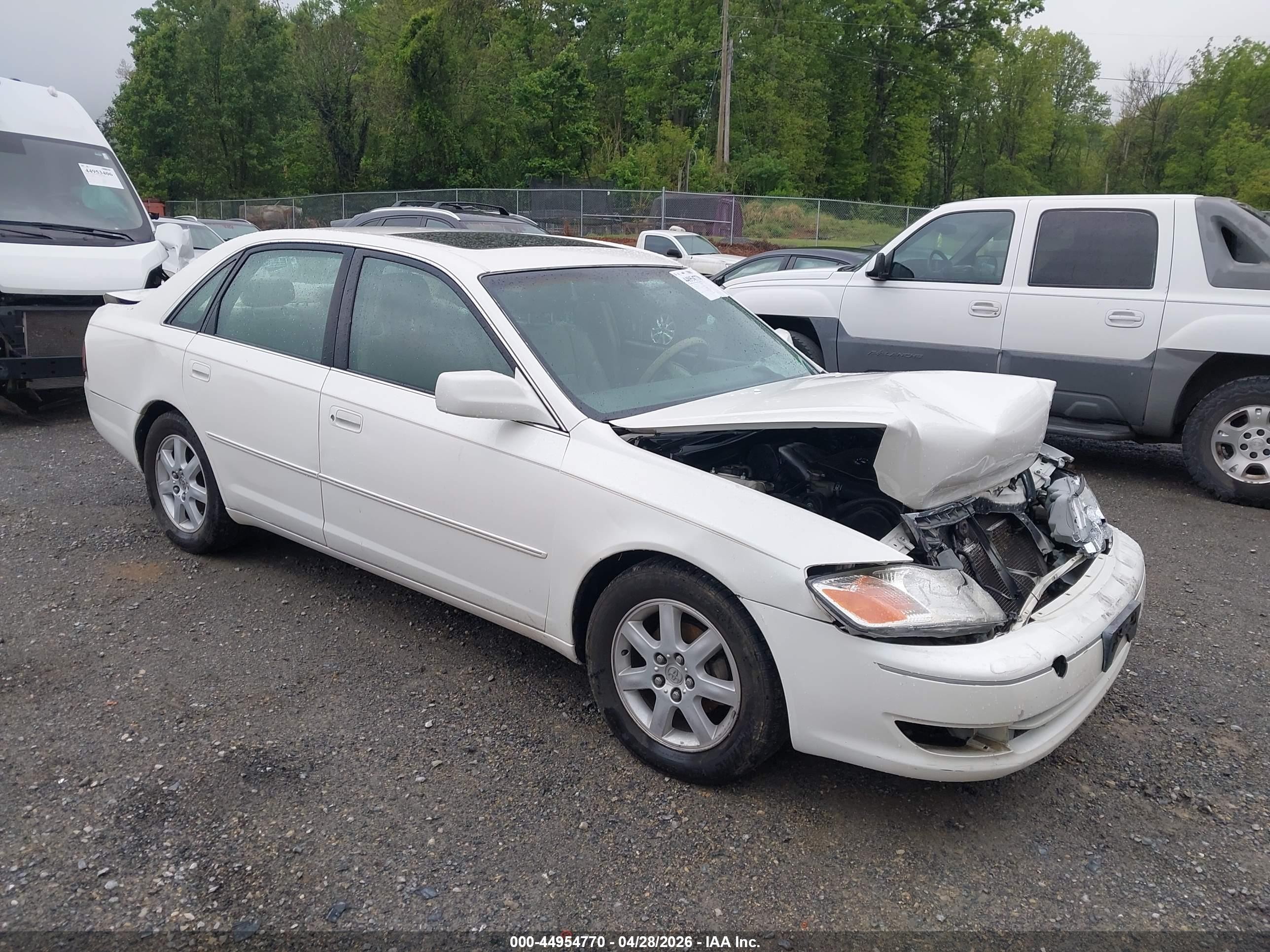 2003 Toyota Avalon Xl/xls White vin: 4T1BF28B53U273498