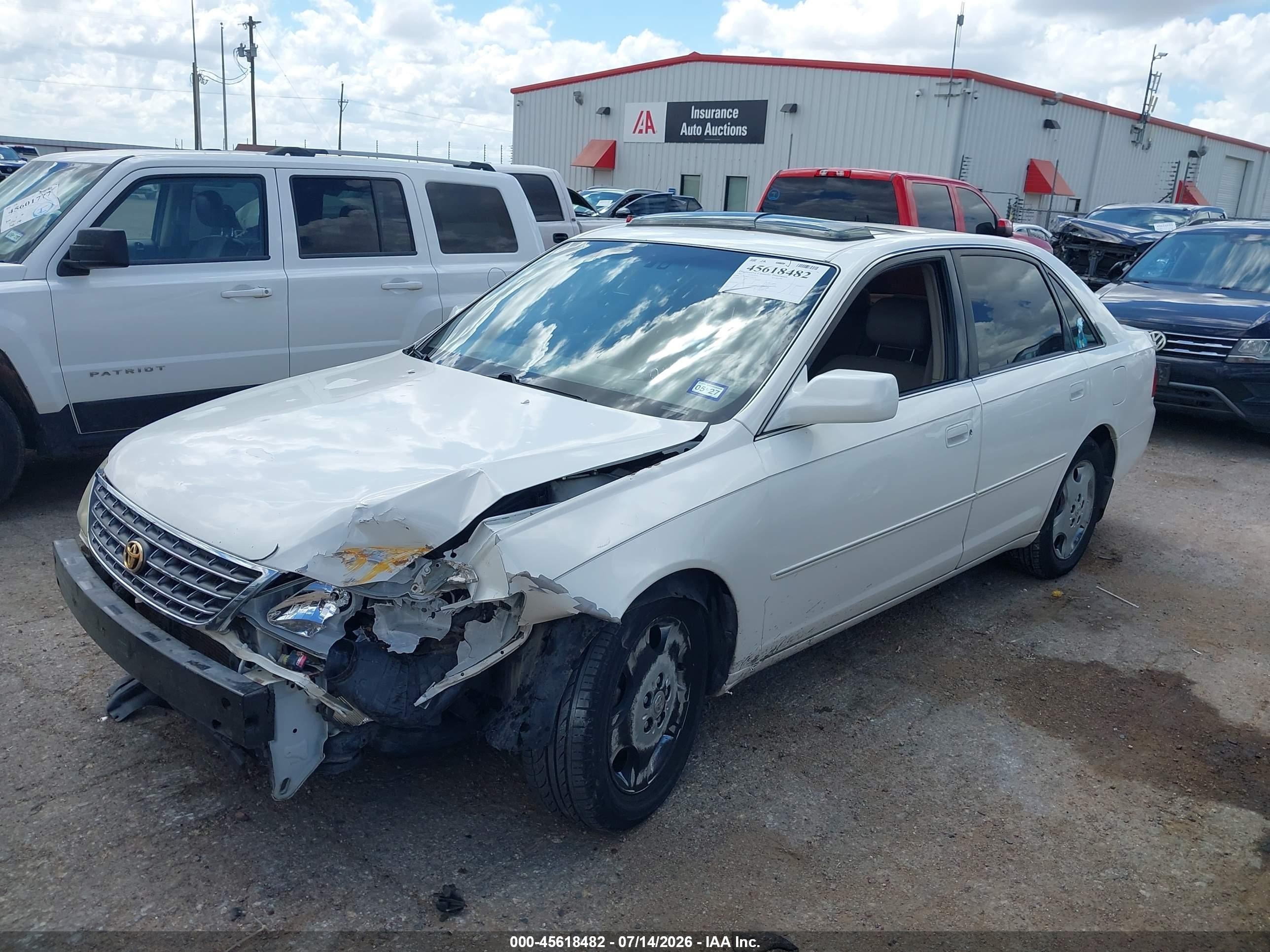 2003 Toyota Avalon Xls White vin: 4T1BF28B53U279379