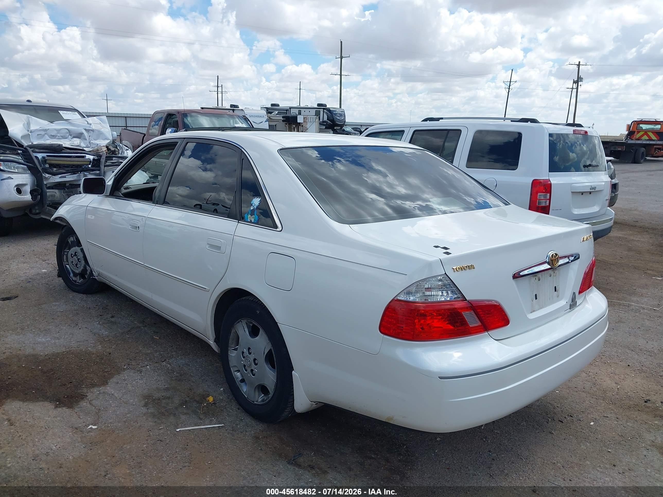 2003 Toyota Avalon Xls White vin: 4T1BF28B53U279379