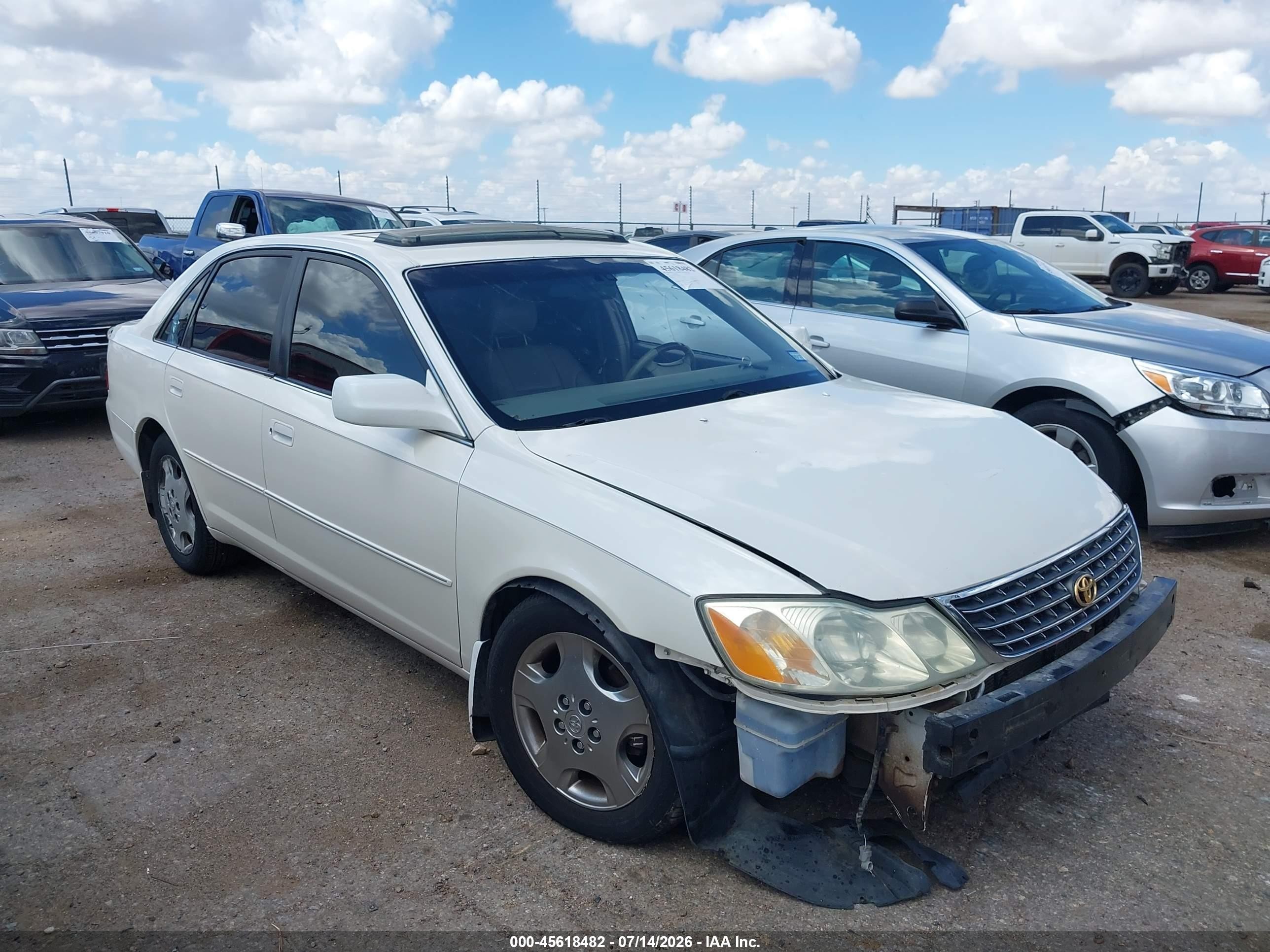 2003 Toyota Avalon Xls White vin: 4T1BF28B53U279379