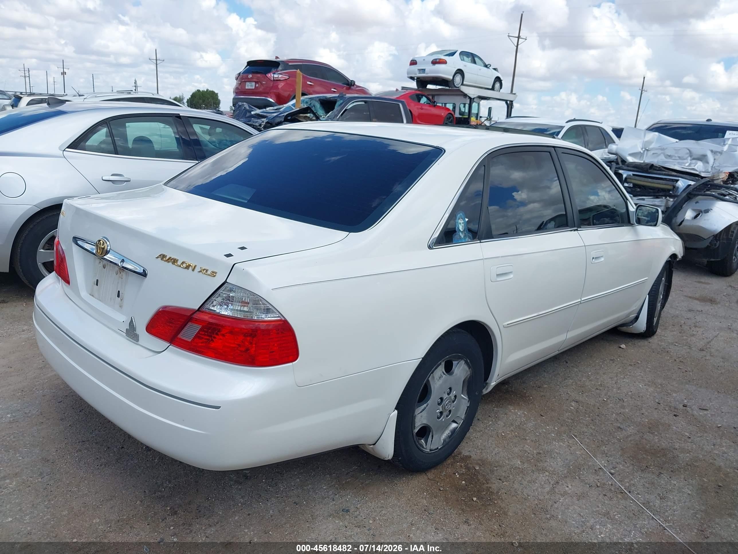 2003 Toyota Avalon Xls White vin: 4T1BF28B53U279379