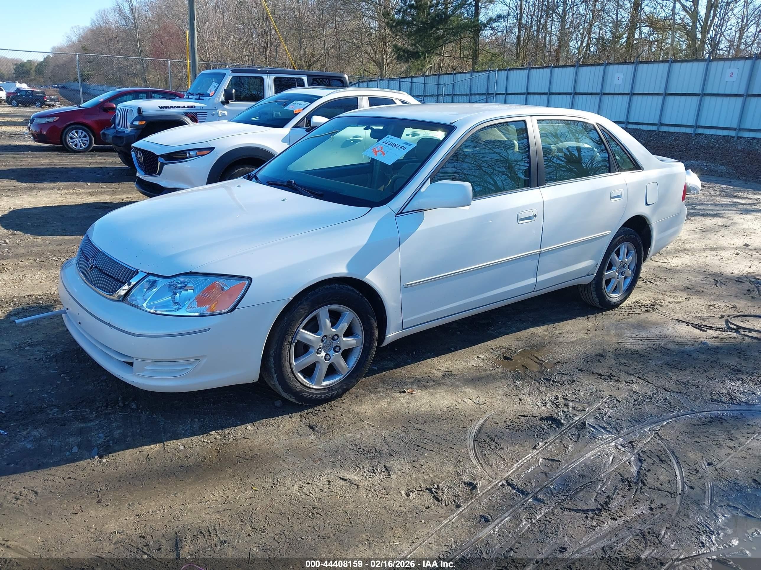 2004 Toyota Avalon Xl White vin: 4T1BF28B54U340196