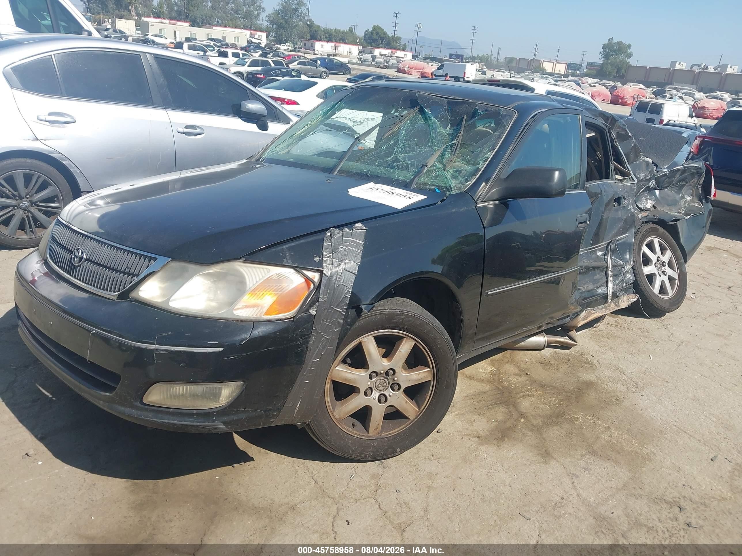 2000 Toyota Avalon Xls Black vin: 4T1BF28B5YU017515