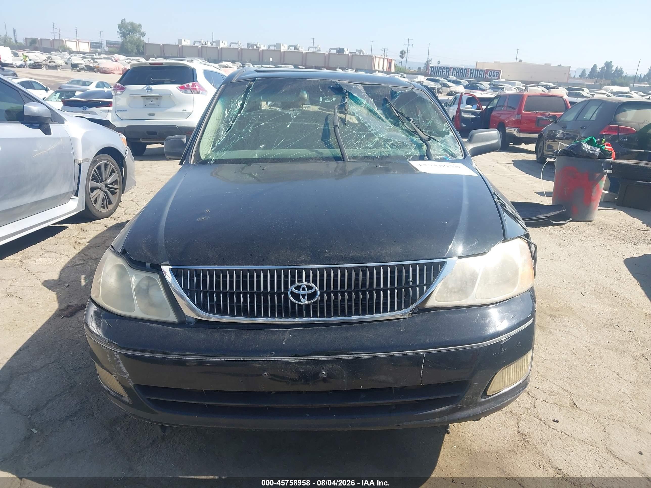 2000 Toyota Avalon Xls Black vin: 4T1BF28B5YU017515