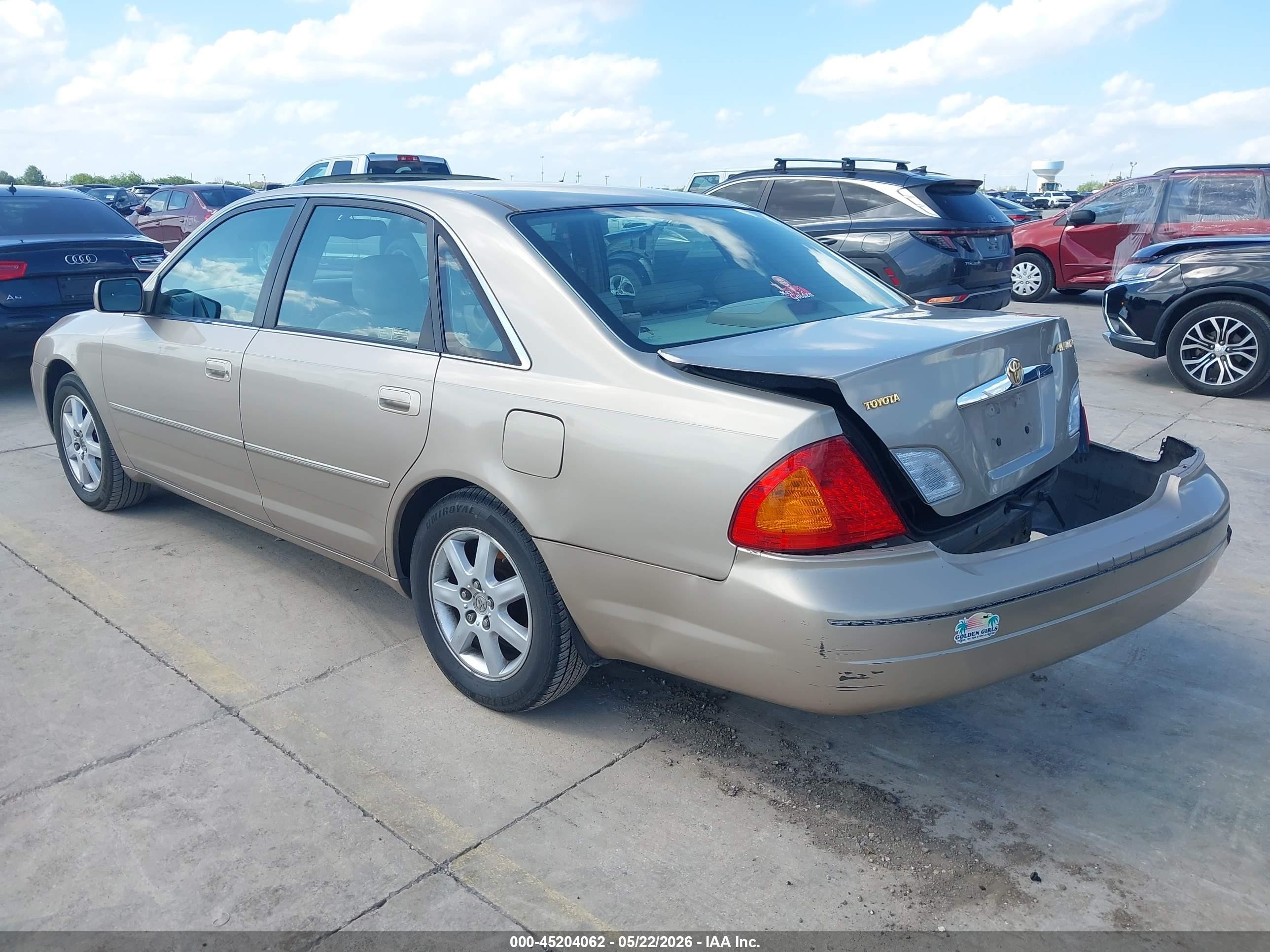 2000 Toyota Avalon Xls Золотой vin: 4T1BF28B5YU048702