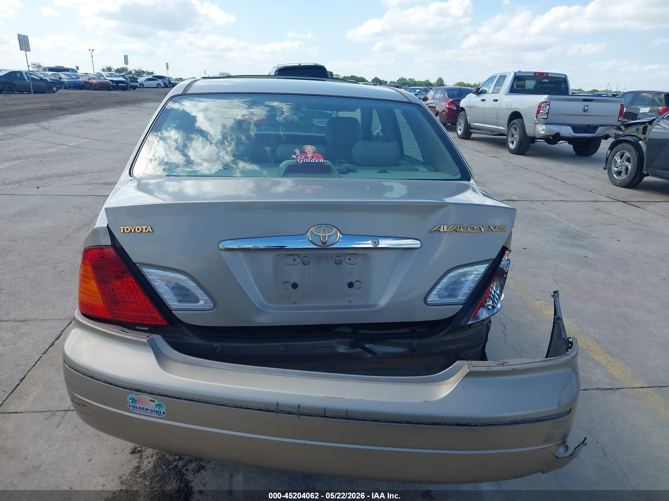 2000 Toyota Avalon Xls Золотой vin: 4T1BF28B5YU048702