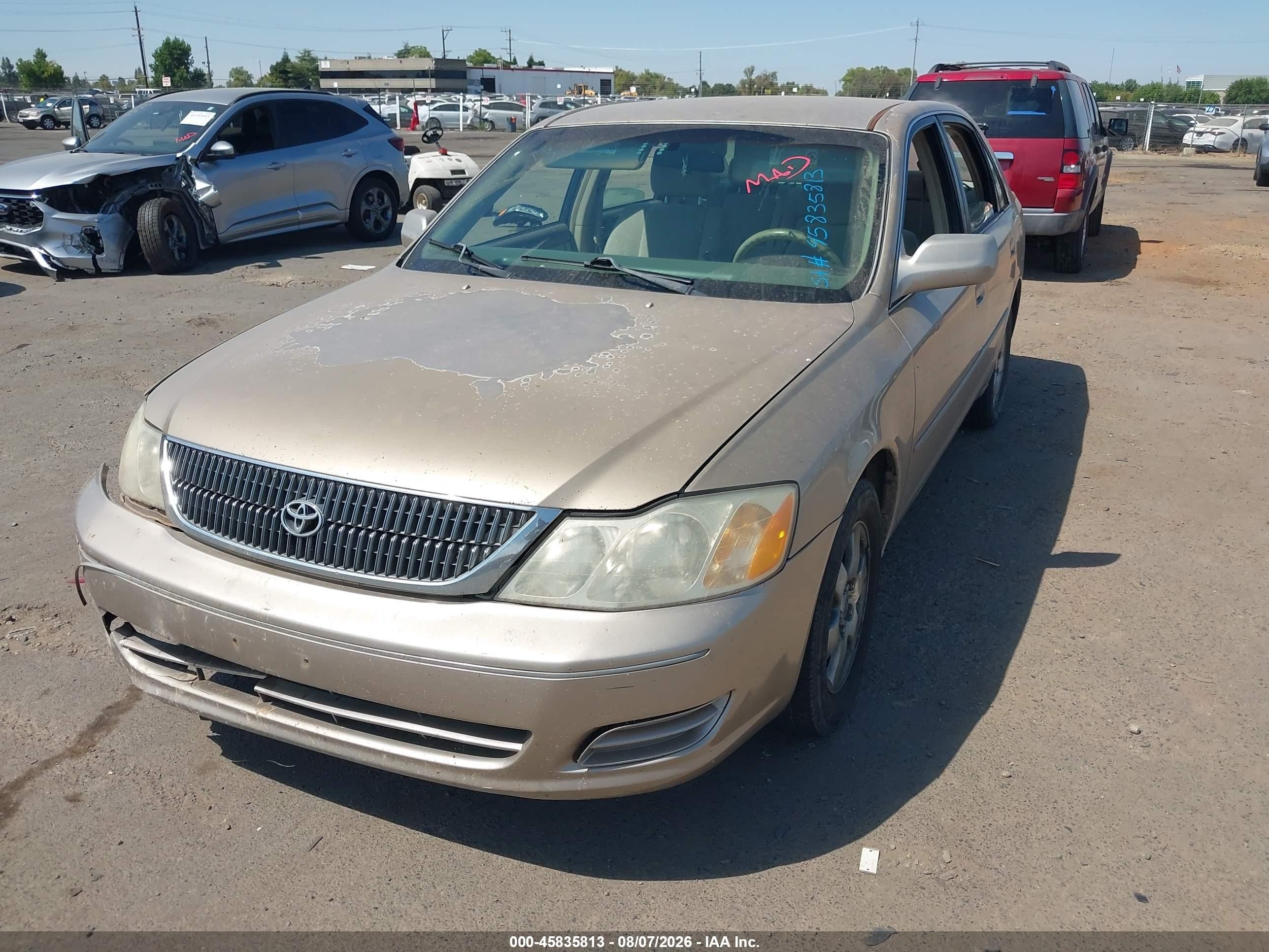 2001 Toyota Avalon Xl Gold vin: 4T1BF28B61U124286