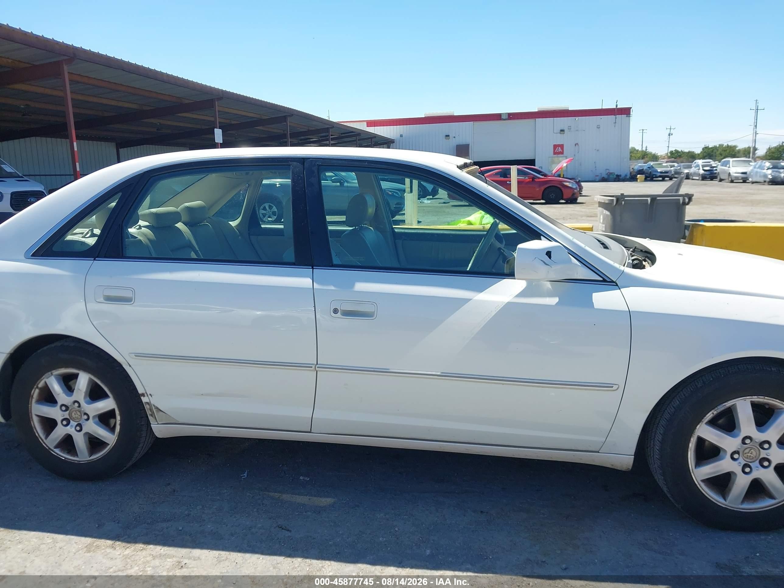 2001 Toyota Avalon Xls White vin: 4T1BF28B61U187209