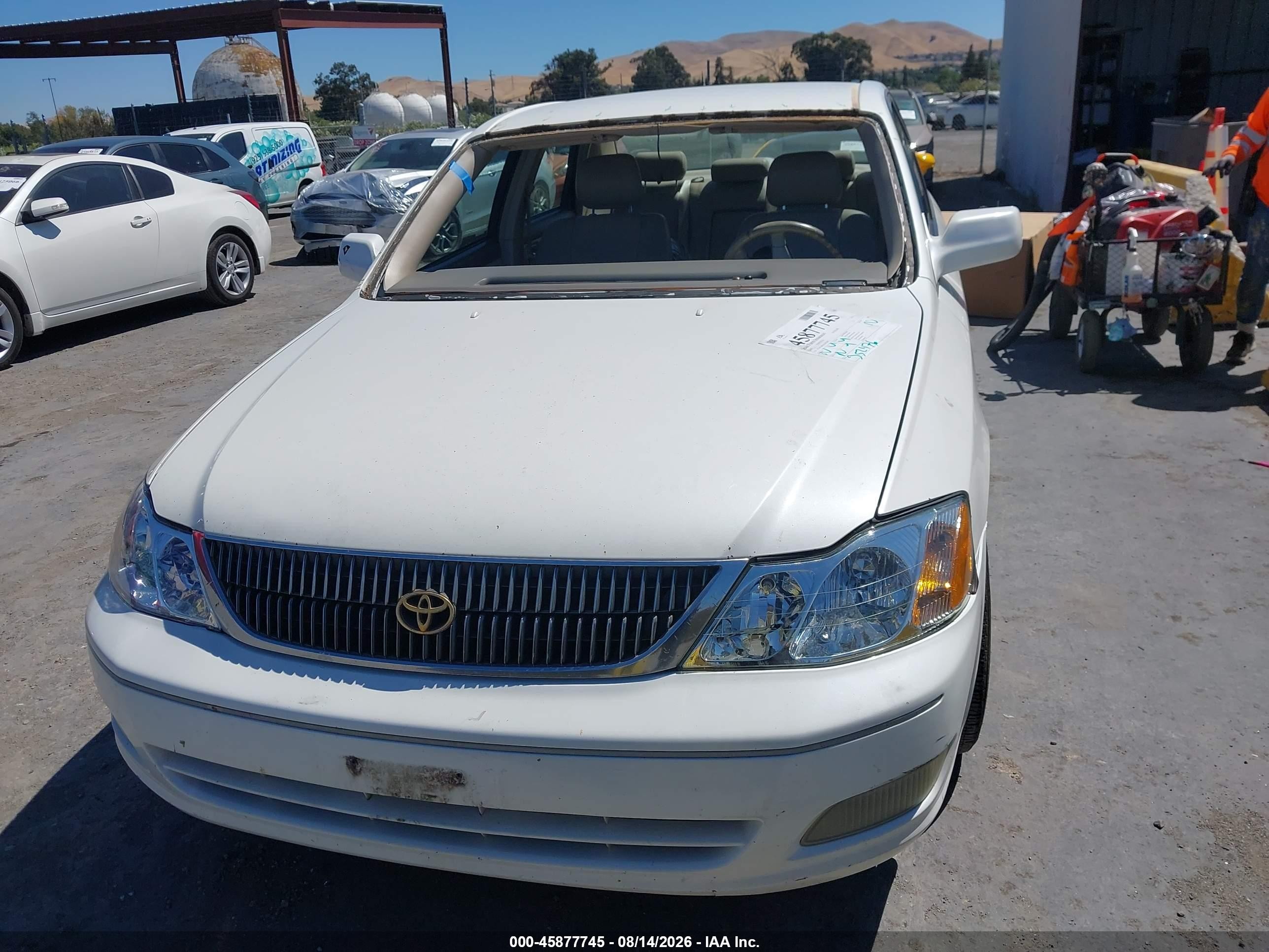 2001 Toyota Avalon Xls White vin: 4T1BF28B61U187209