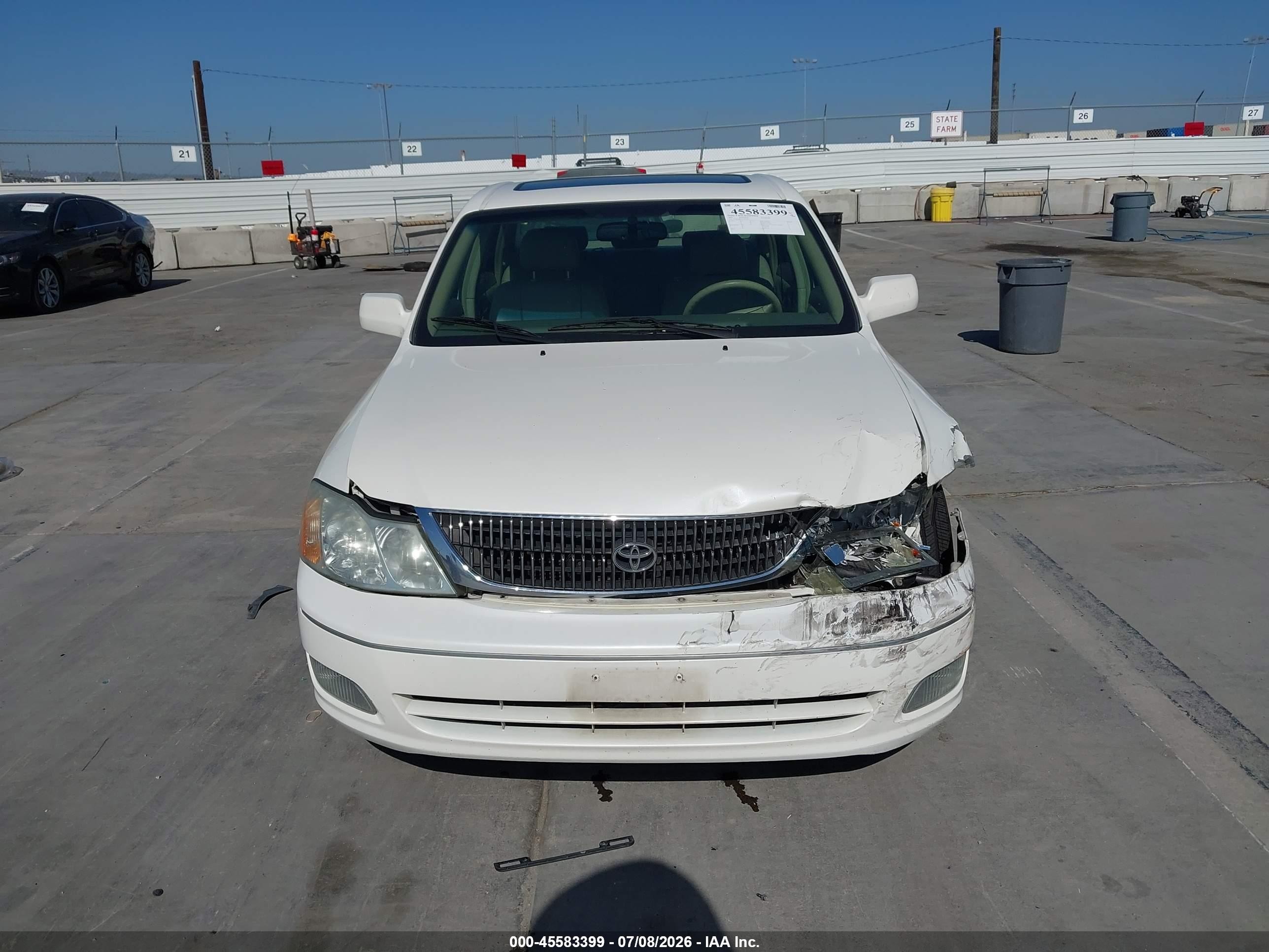 2001 Toyota Avalon Xls White vin: 4T1BF28B61U193754