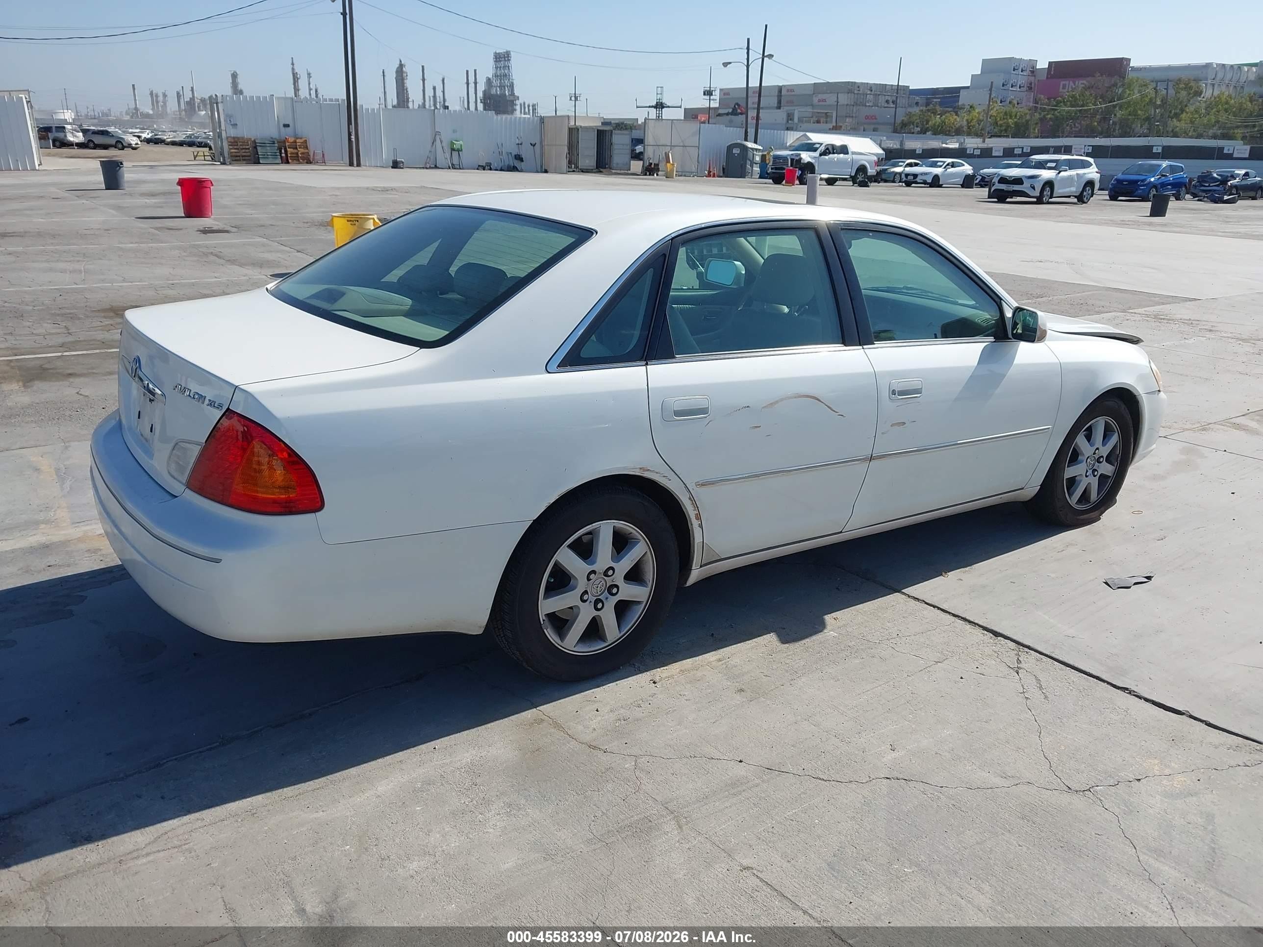 2001 Toyota Avalon Xls White vin: 4T1BF28B61U193754