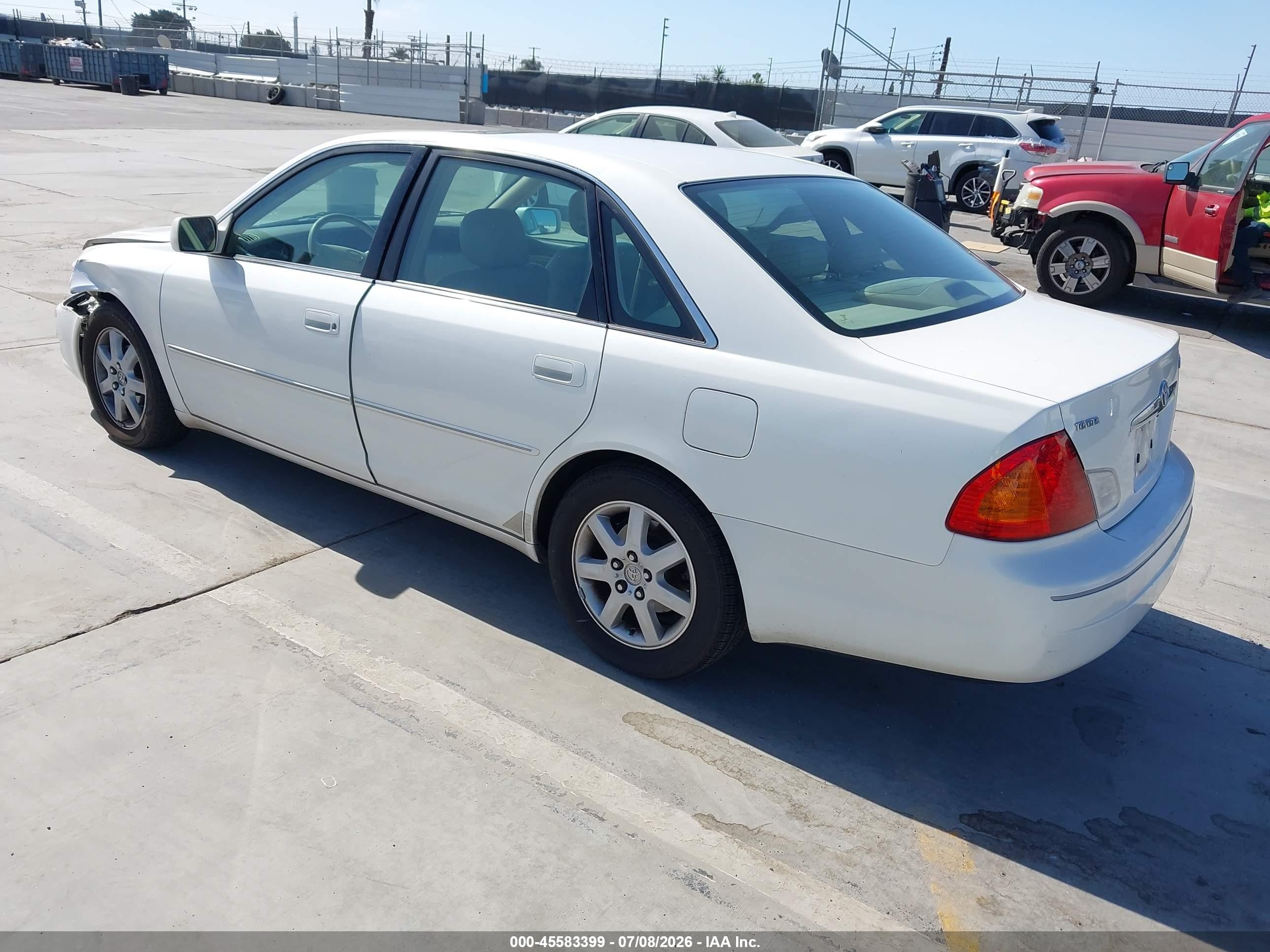 2001 Toyota Avalon Xls White vin: 4T1BF28B61U193754