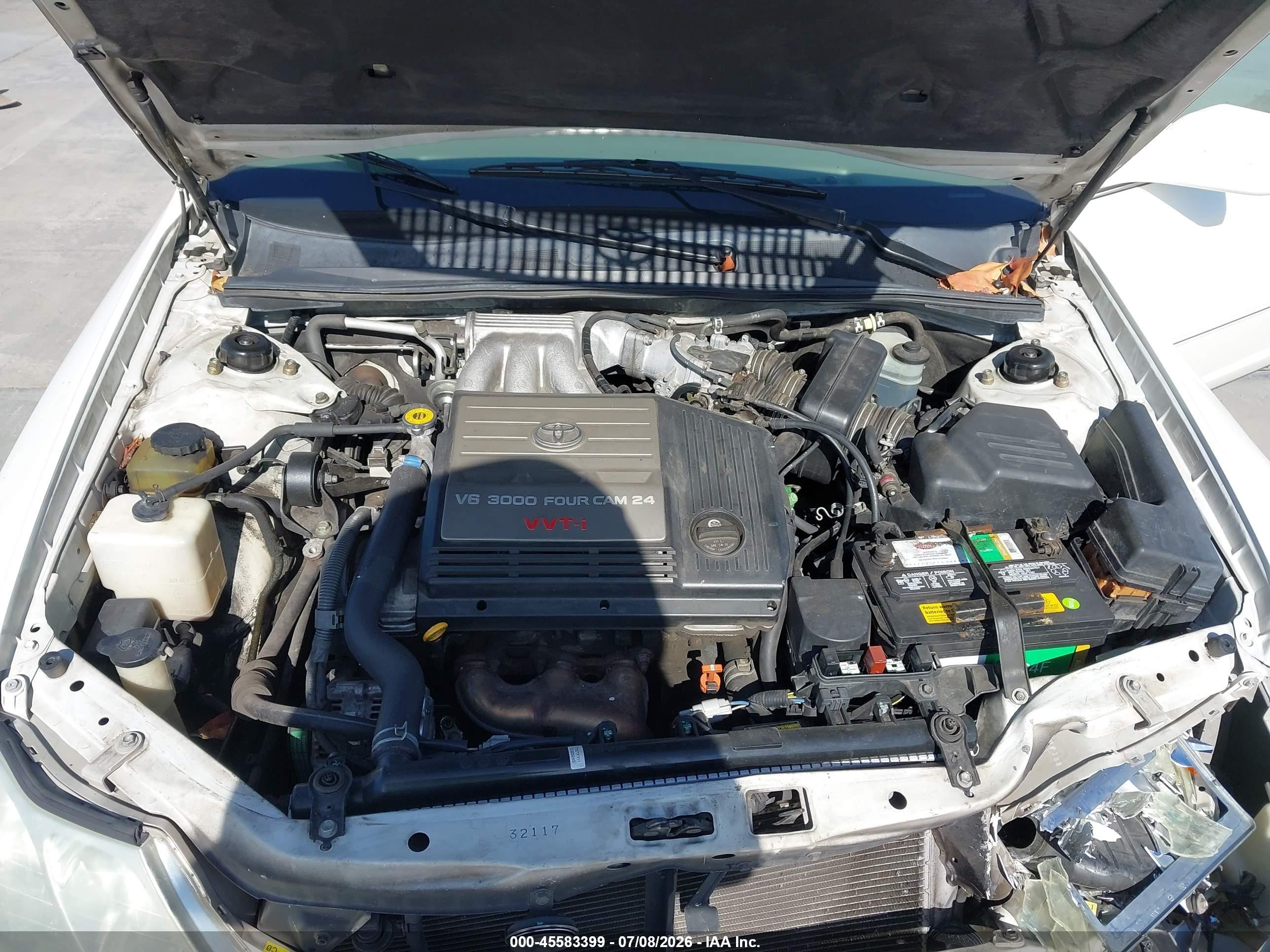 2001 Toyota Avalon Xls White vin: 4T1BF28B61U193754