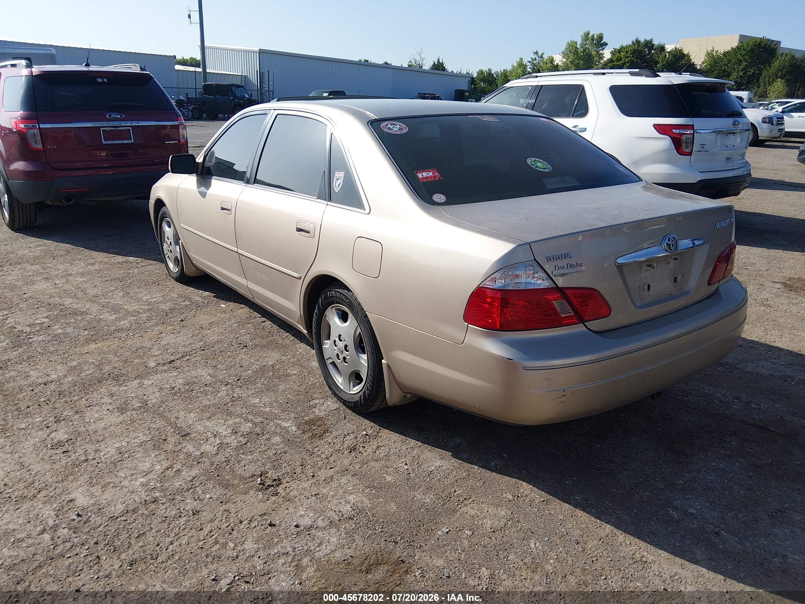 2003 Toyota Avalon Xls Gold vin: 4T1BF28B63U269184
