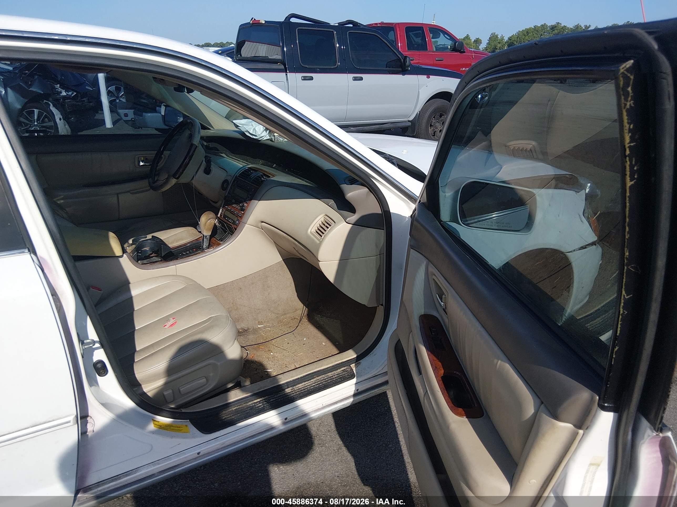 2003 Toyota Avalon Xls White vin: 4T1BF28B63U270660
