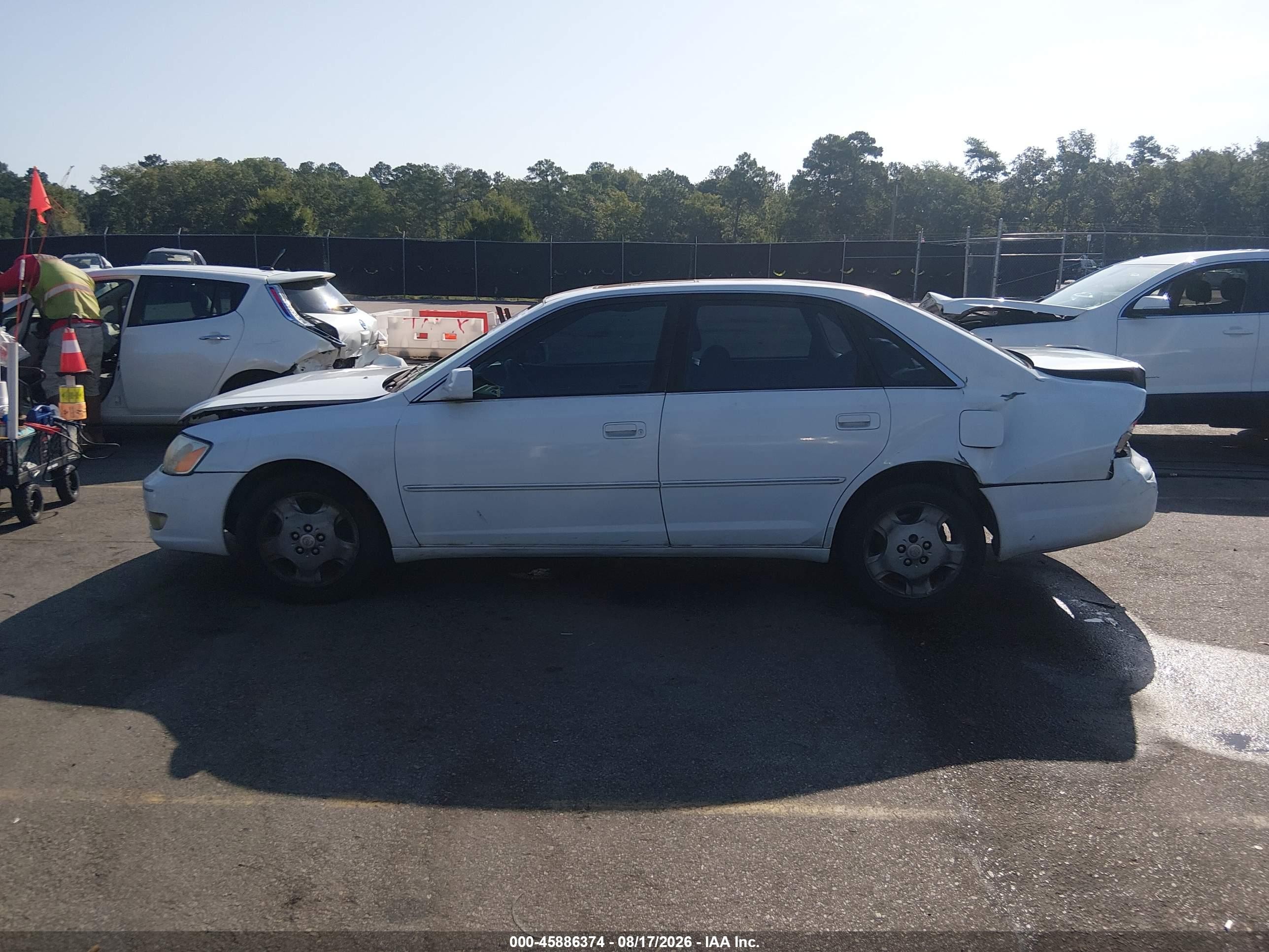 2003 Toyota Avalon Xls White vin: 4T1BF28B63U270660