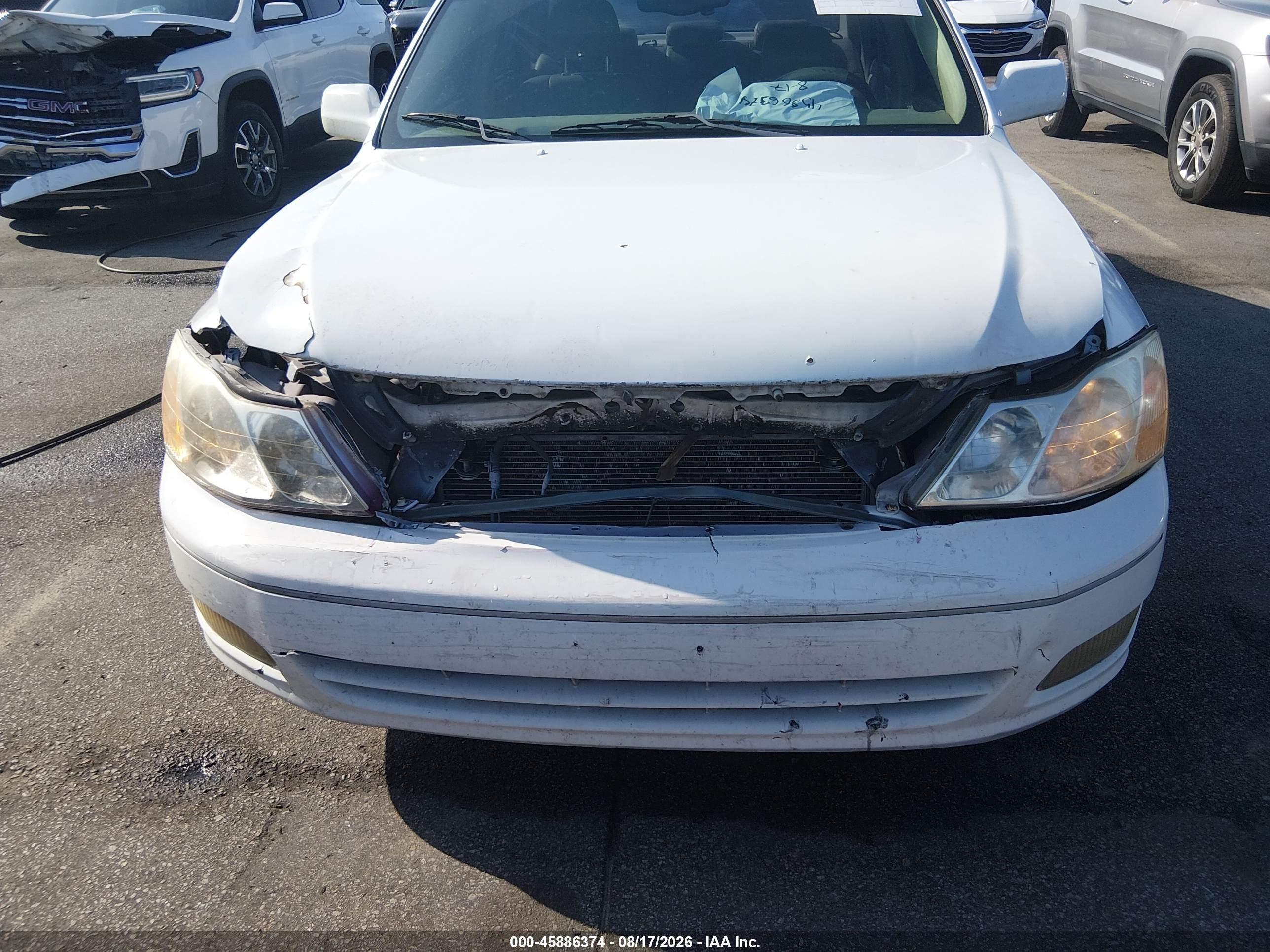 2003 Toyota Avalon Xls White vin: 4T1BF28B63U270660