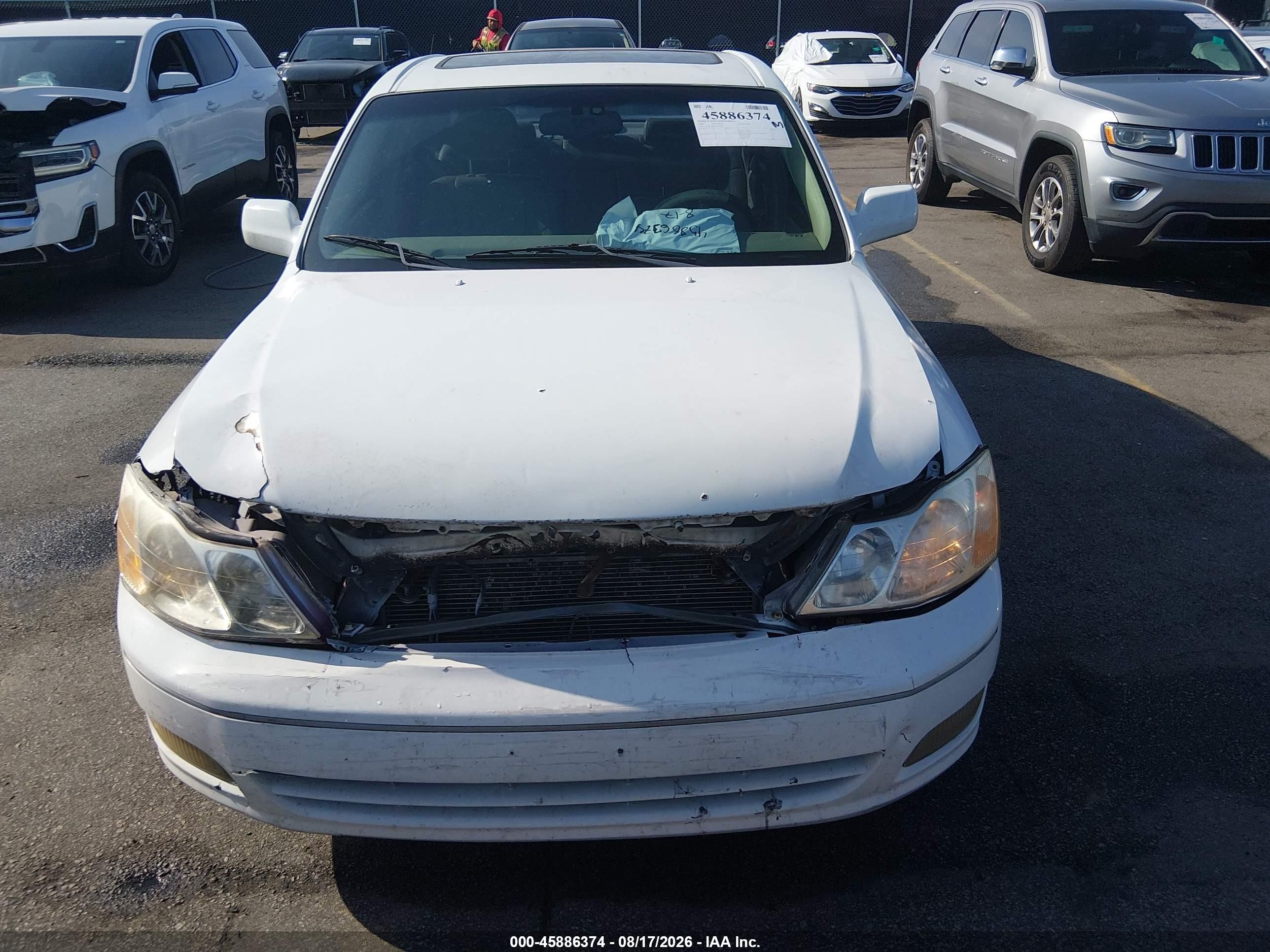 2003 Toyota Avalon Xls White vin: 4T1BF28B63U270660