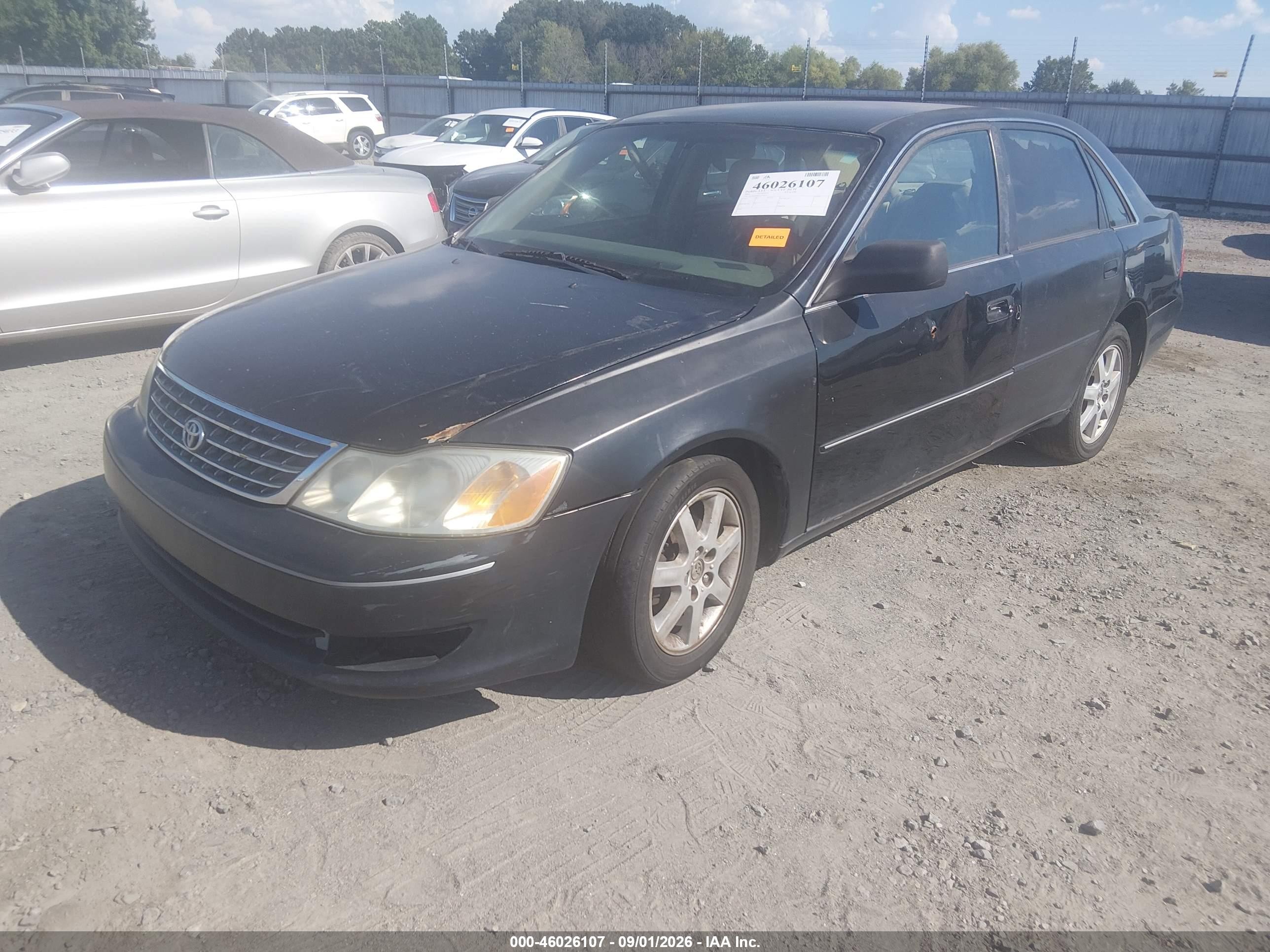 2003 Toyota Avalon Xl Black vin: 4T1BF28B63U279620