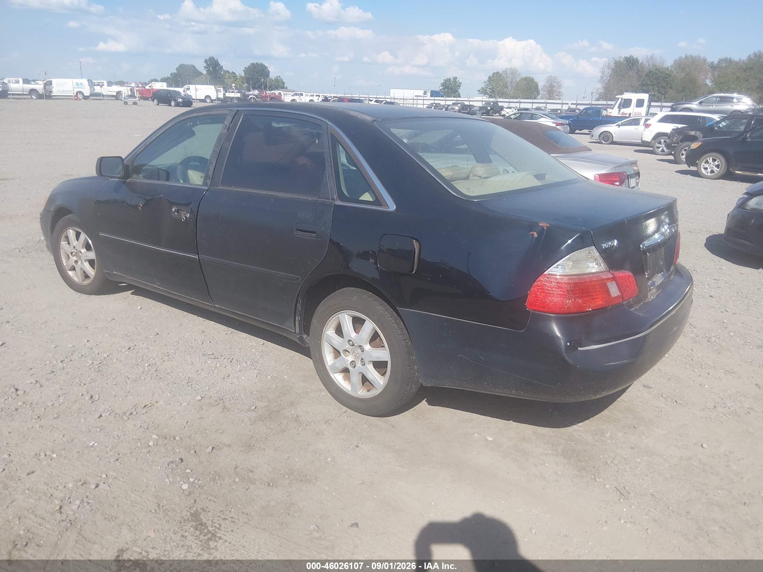 2003 Toyota Avalon Xl Black vin: 4T1BF28B63U279620