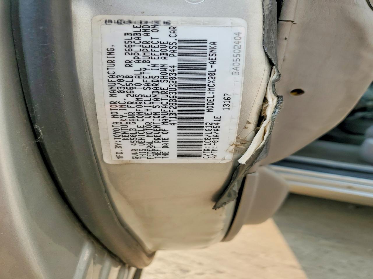 2003 Toyota Avalon Xl Серый vin: 4T1BF28B63U320344