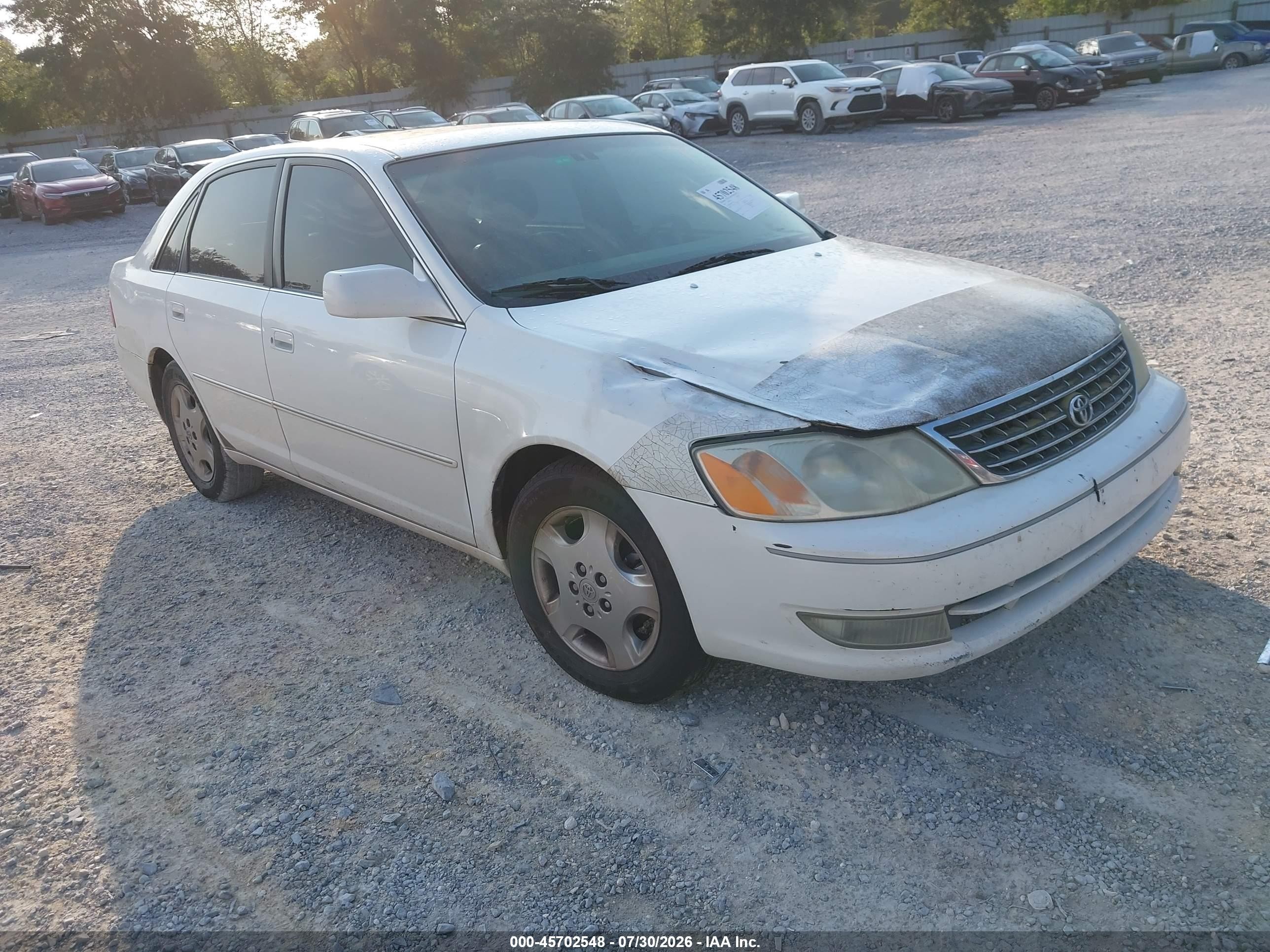 2003 Toyota Avalon Xls White vin: 4T1BF28B63U327259