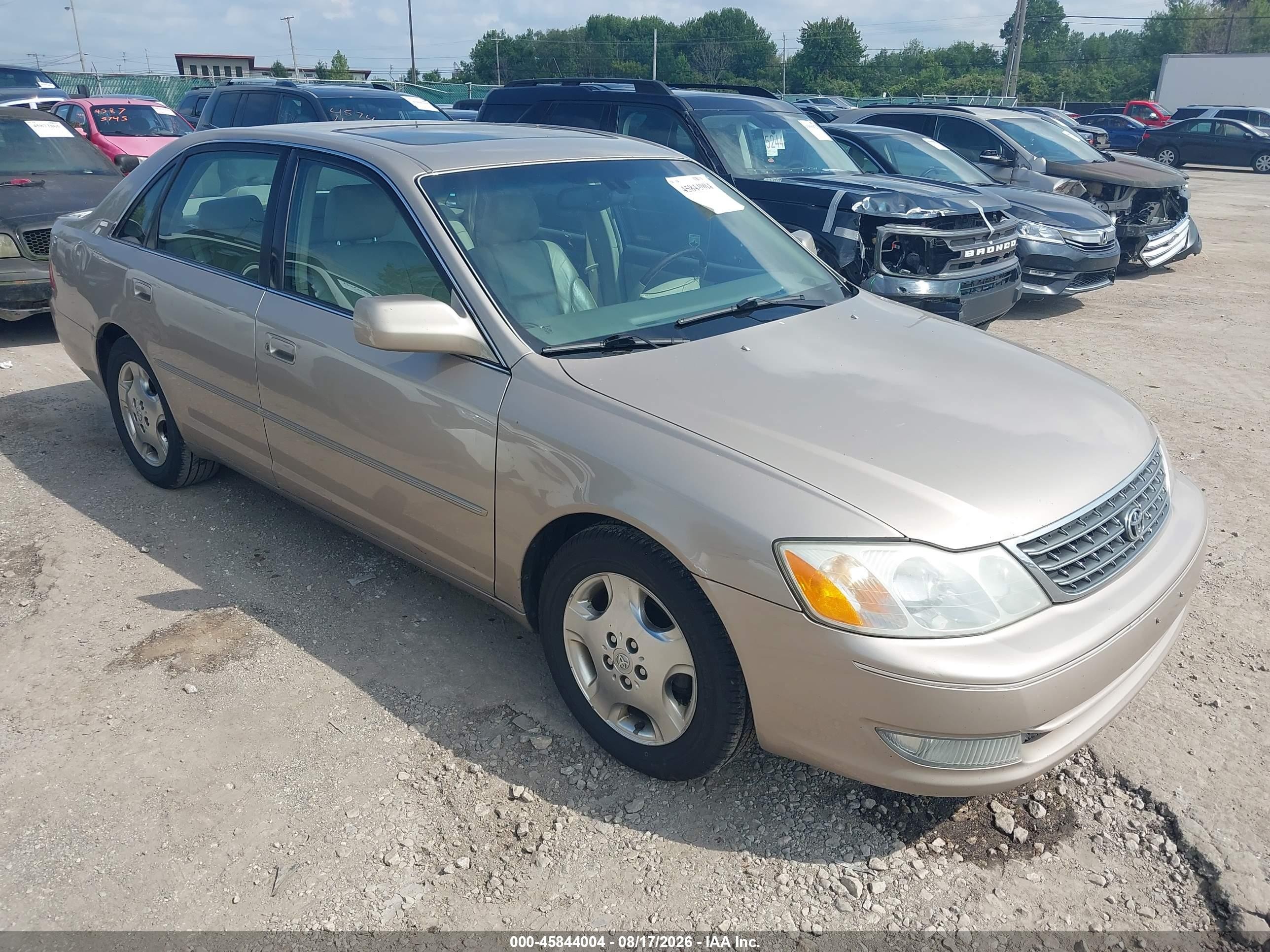 2003 Toyota Avalon Xls Brown vin: 4T1BF28B63U332459