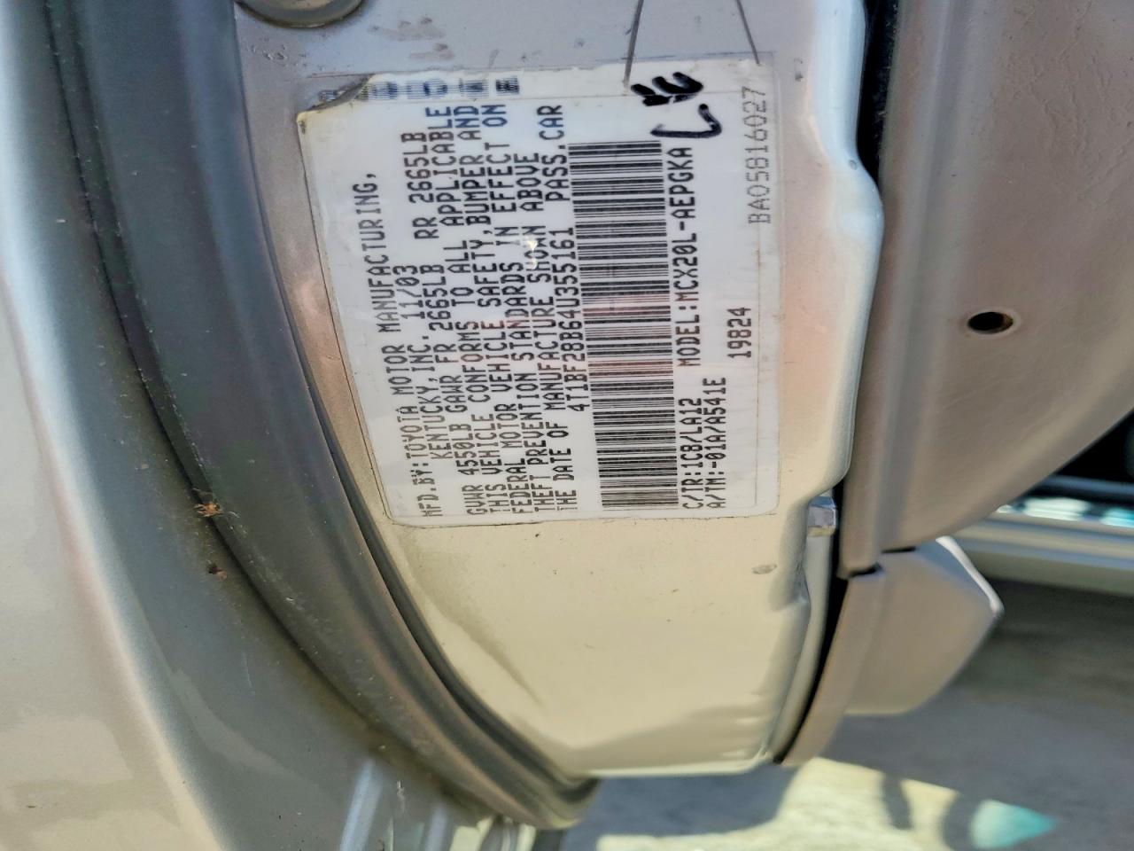 2004 Toyota Avalon Xls Silver vin: 4T1BF28B64U355161