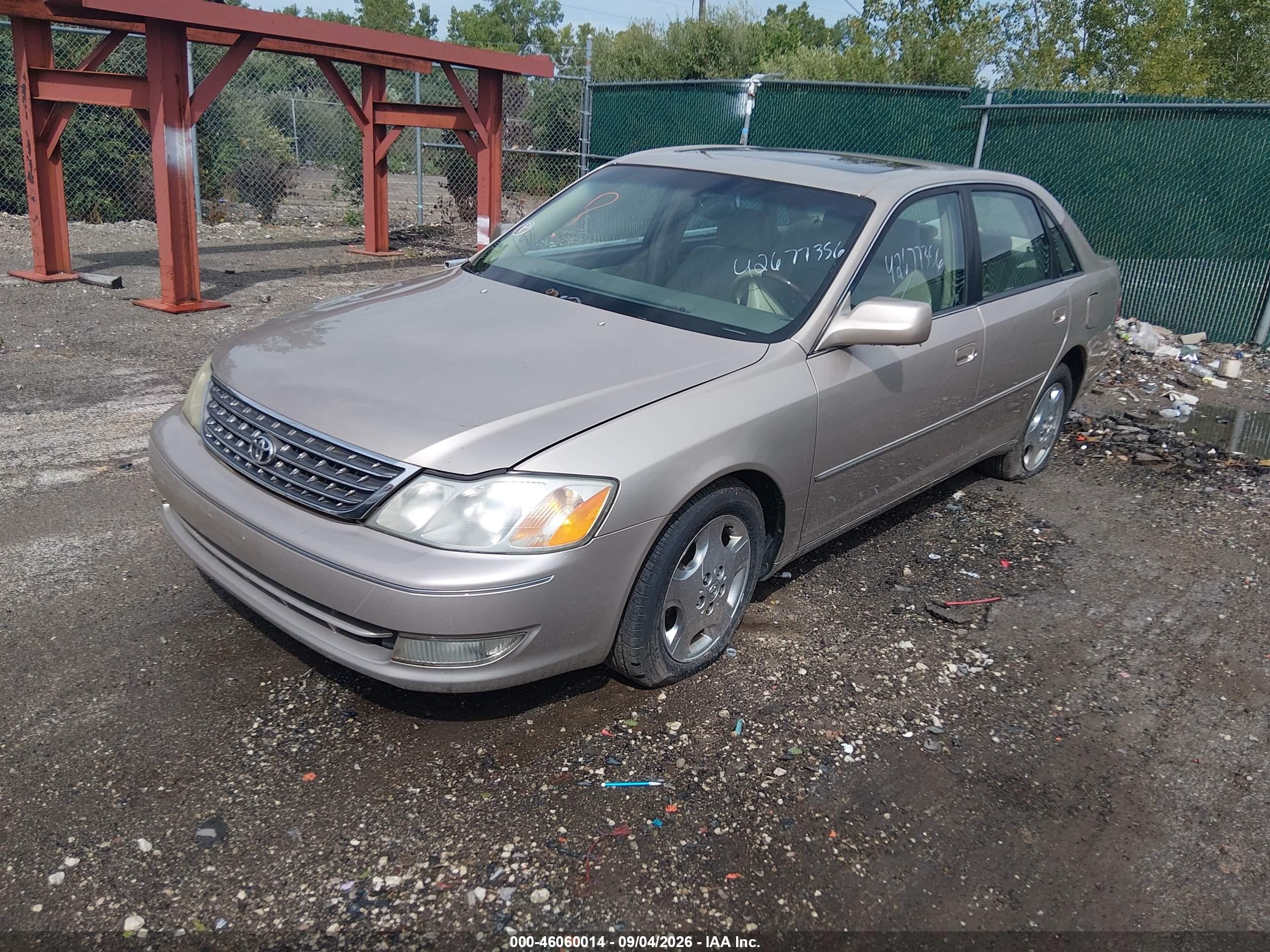 2004 Toyota Avalon Xl/xls Tan vin: 4T1BF28B64U383834