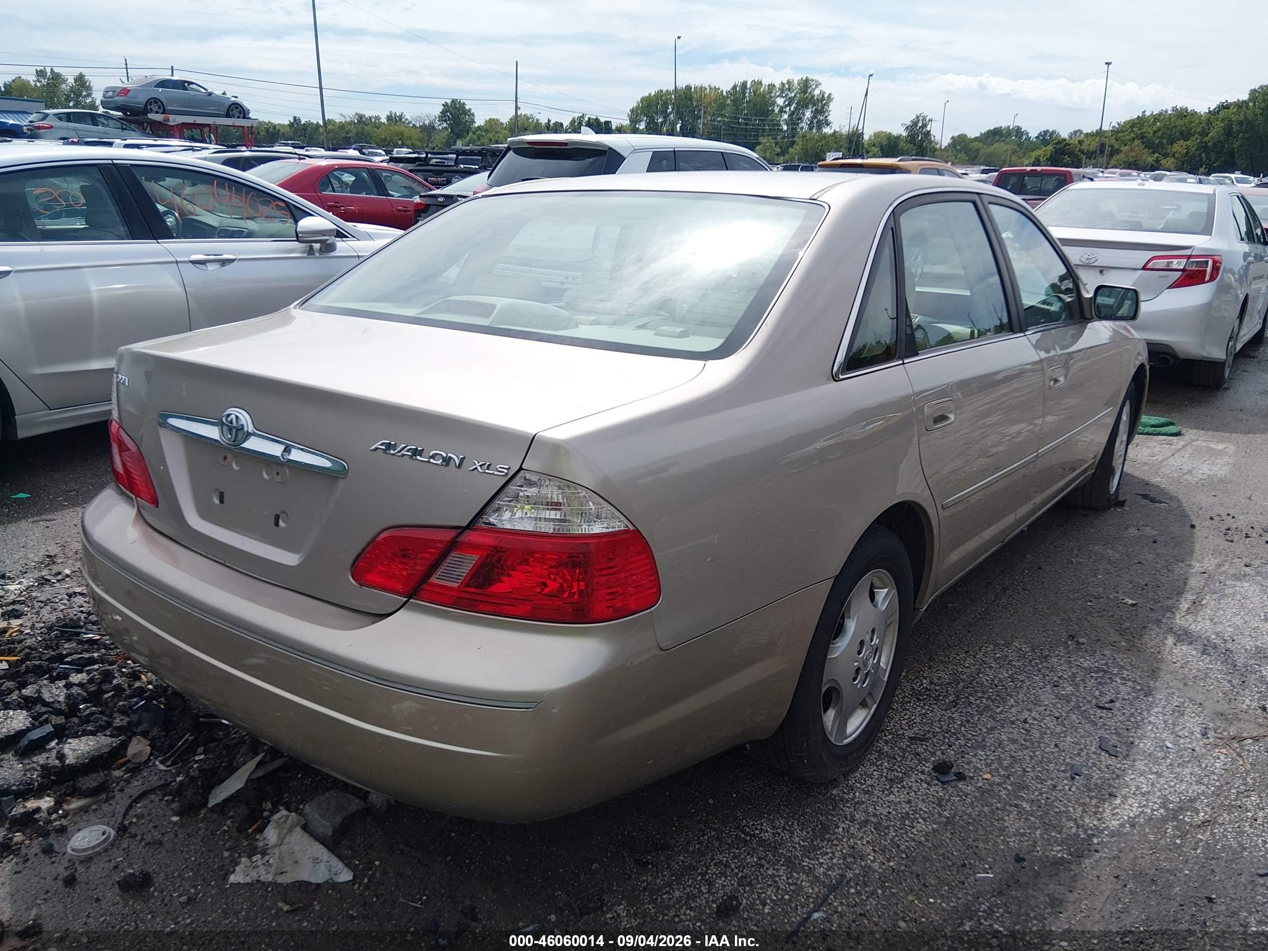 2004 Toyota Avalon Xl/xls Tan vin: 4T1BF28B64U383834