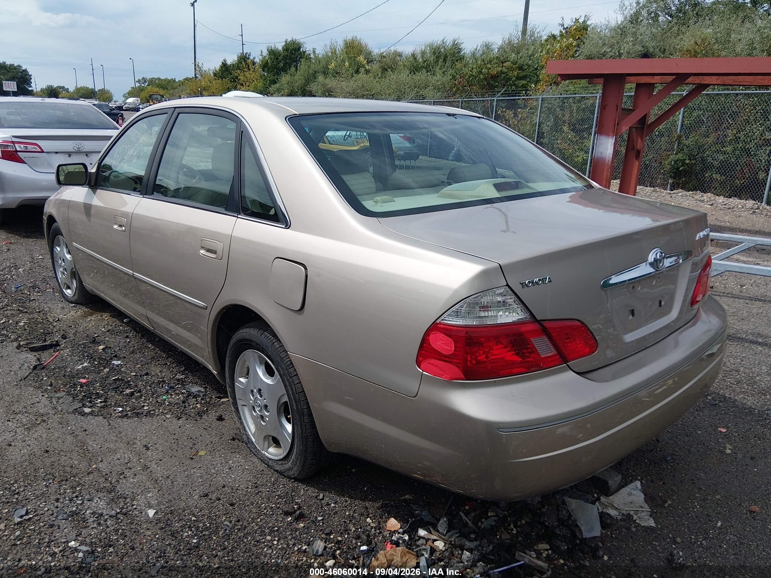 2004 Toyota Avalon Xl/xls Tan vin: 4T1BF28B64U383834