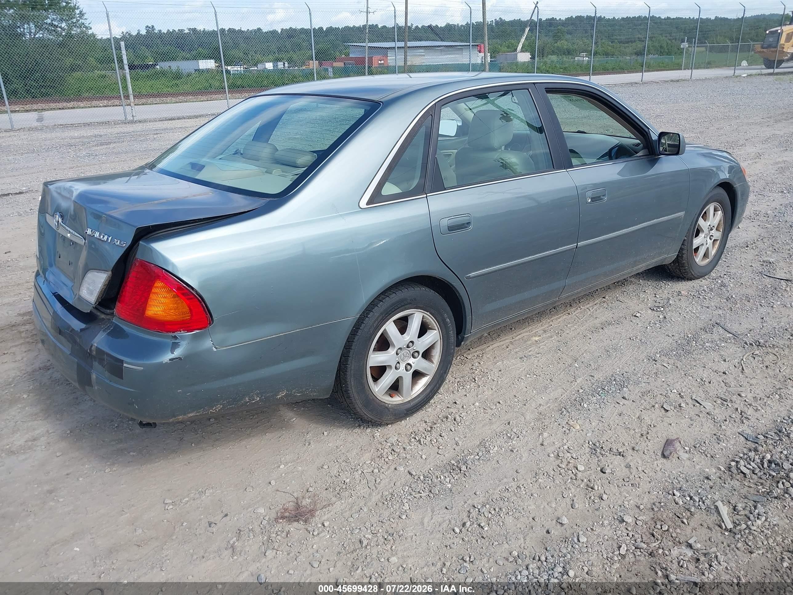 2000 Toyota Avalon Xls Green vin: 4T1BF28B6YU045422