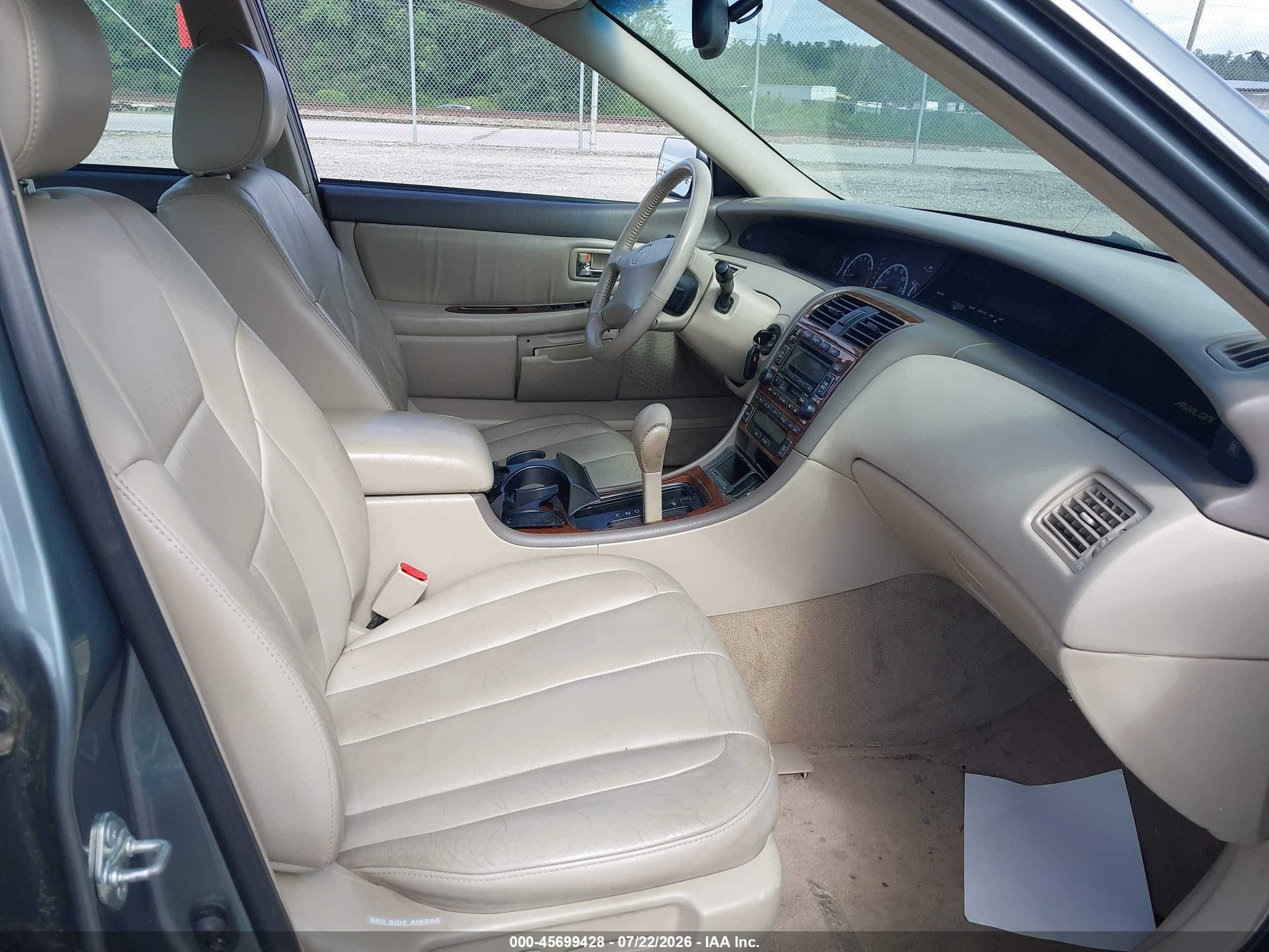 2000 Toyota Avalon Xls Green vin: 4T1BF28B6YU045422