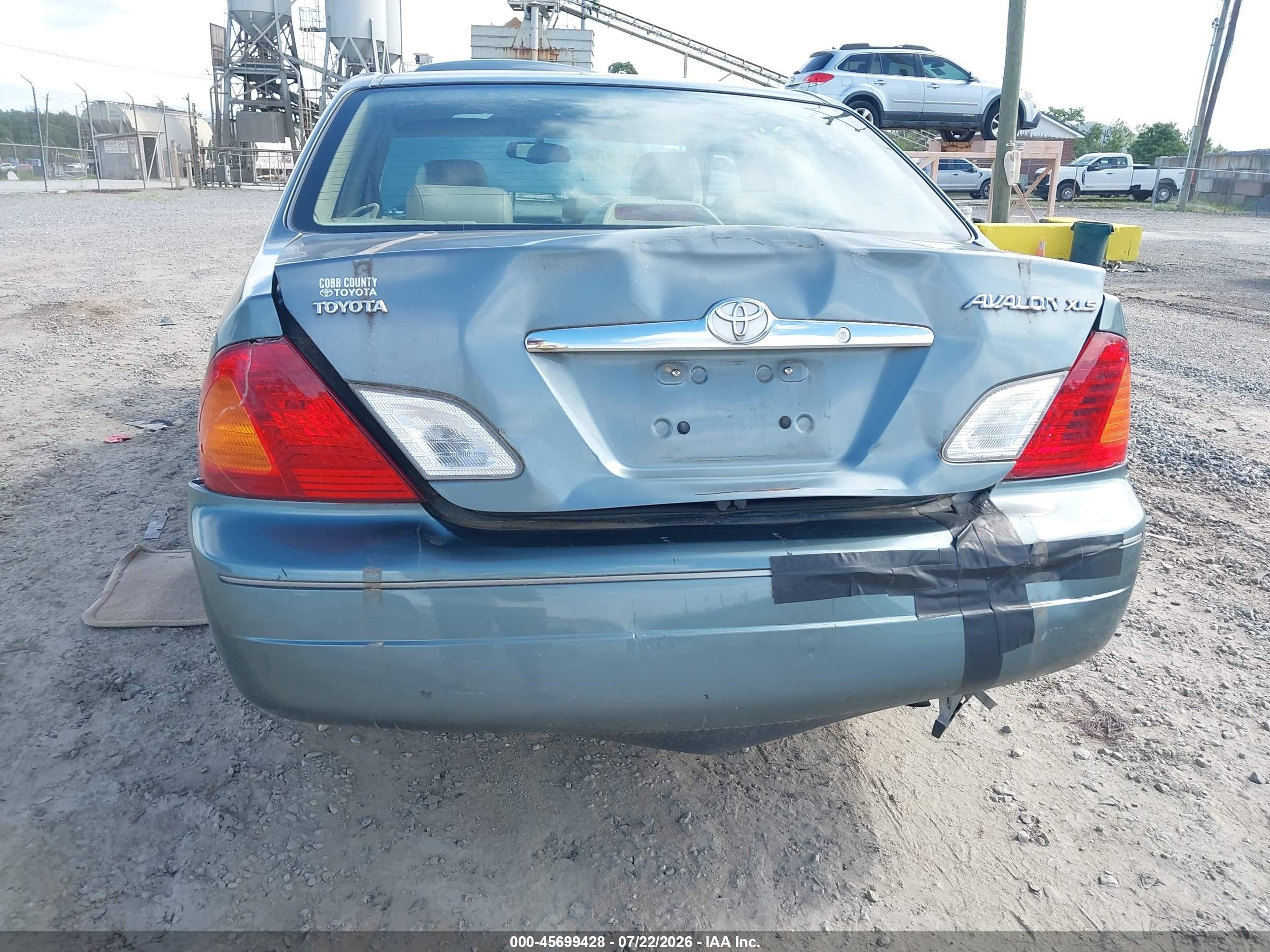 2000 Toyota Avalon Xls Green vin: 4T1BF28B6YU045422