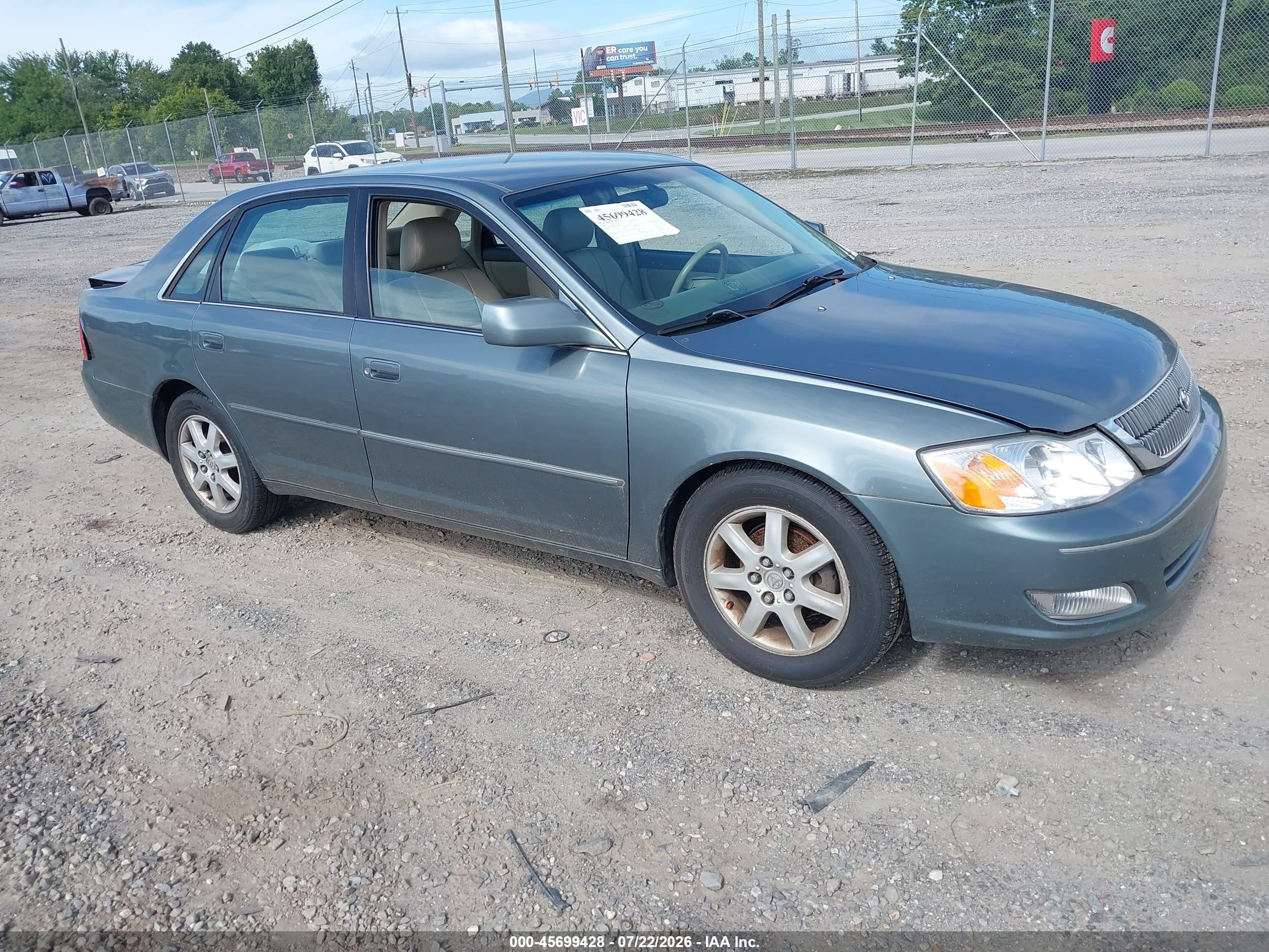 2000 Toyota Avalon Xls Green vin: 4T1BF28B6YU045422