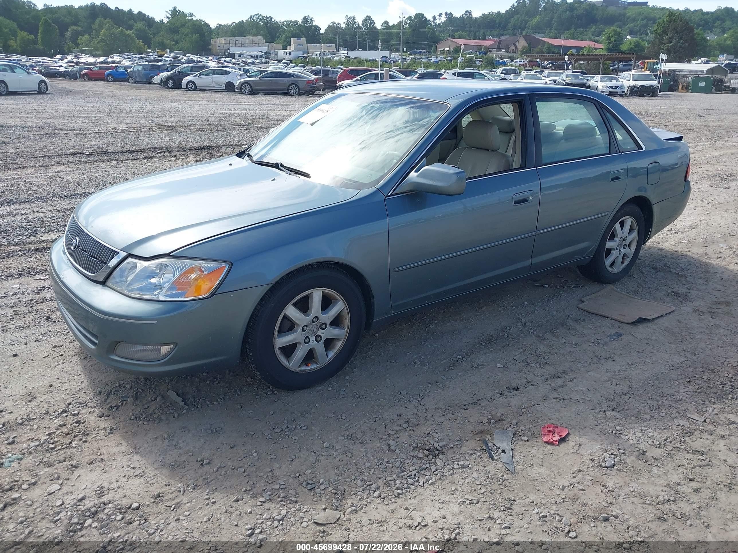 2000 Toyota Avalon Xls Green vin: 4T1BF28B6YU045422