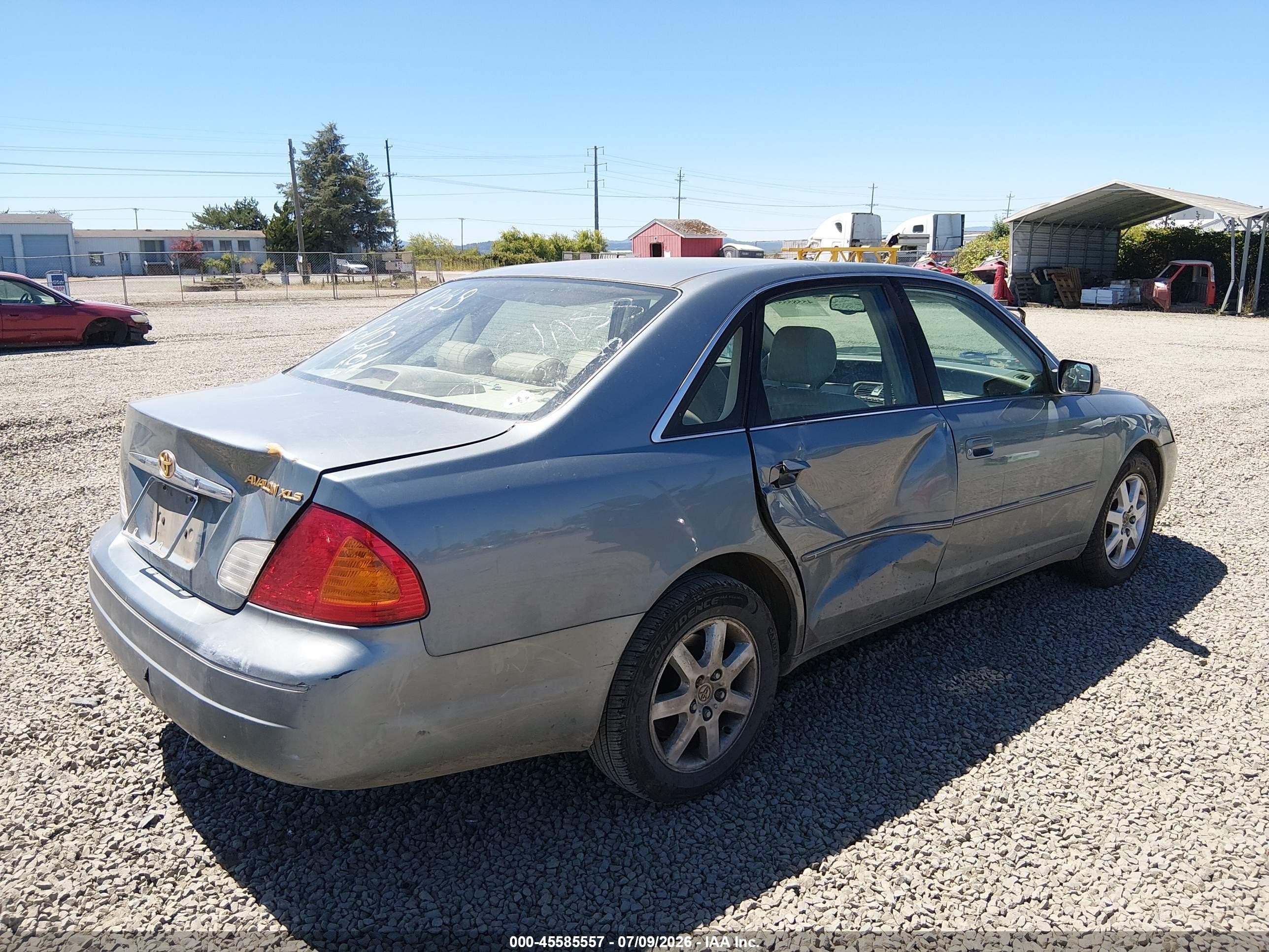 2000 Toyota Avalon Xls Light Blue vin: 4T1BF28B6YU052905
