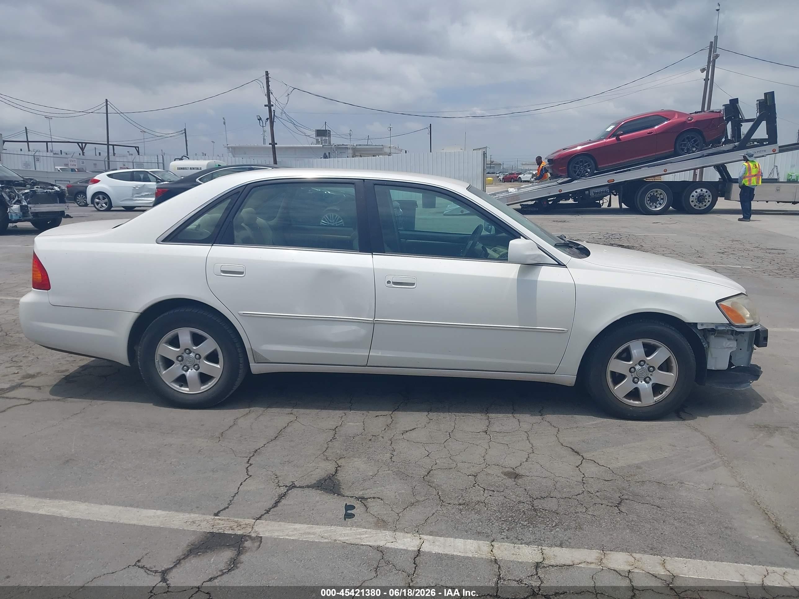 2000 Toyota Avalon Xl White vin: 4T1BF28B6YU082650
