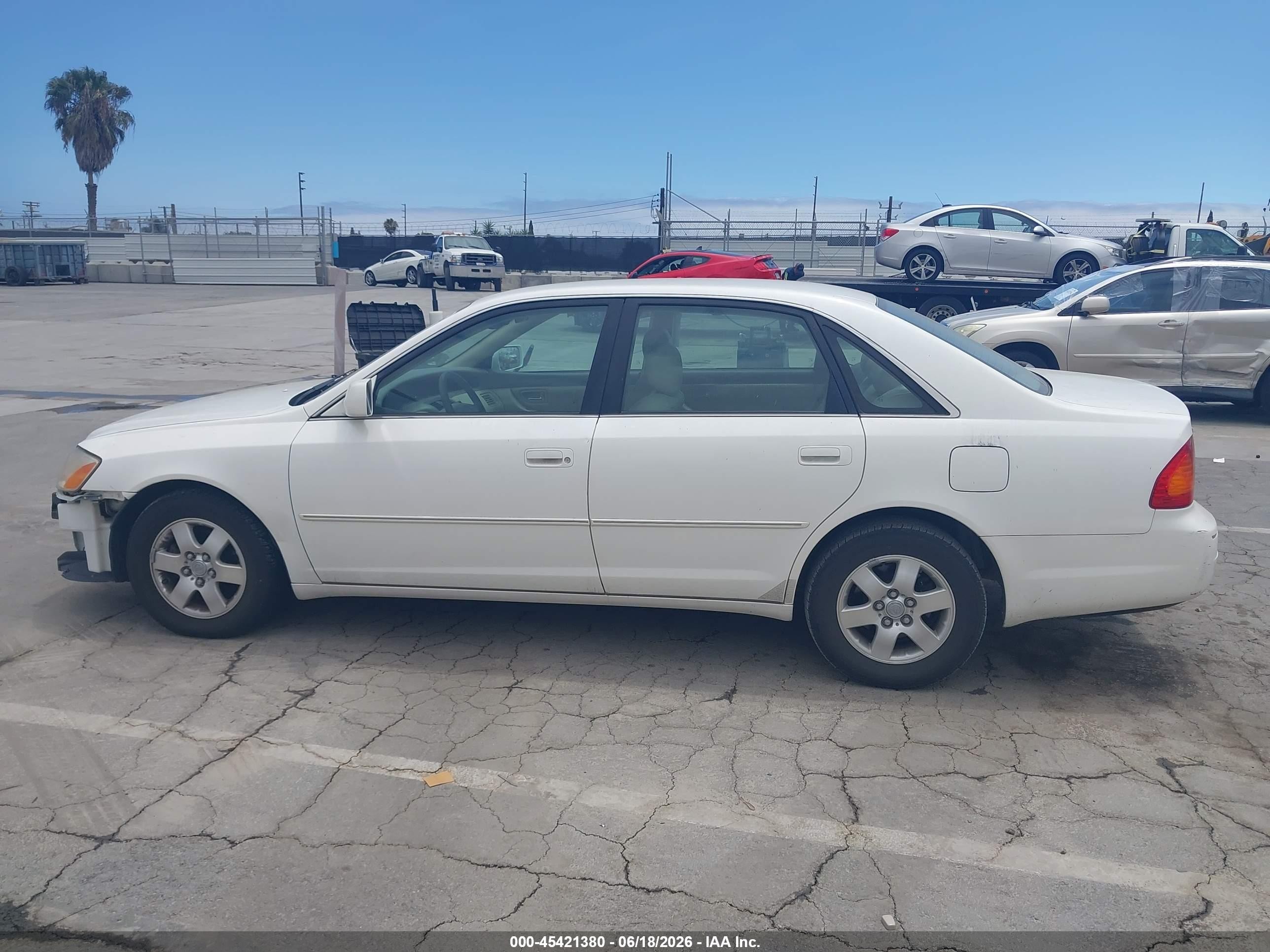 2000 Toyota Avalon Xl White vin: 4T1BF28B6YU082650