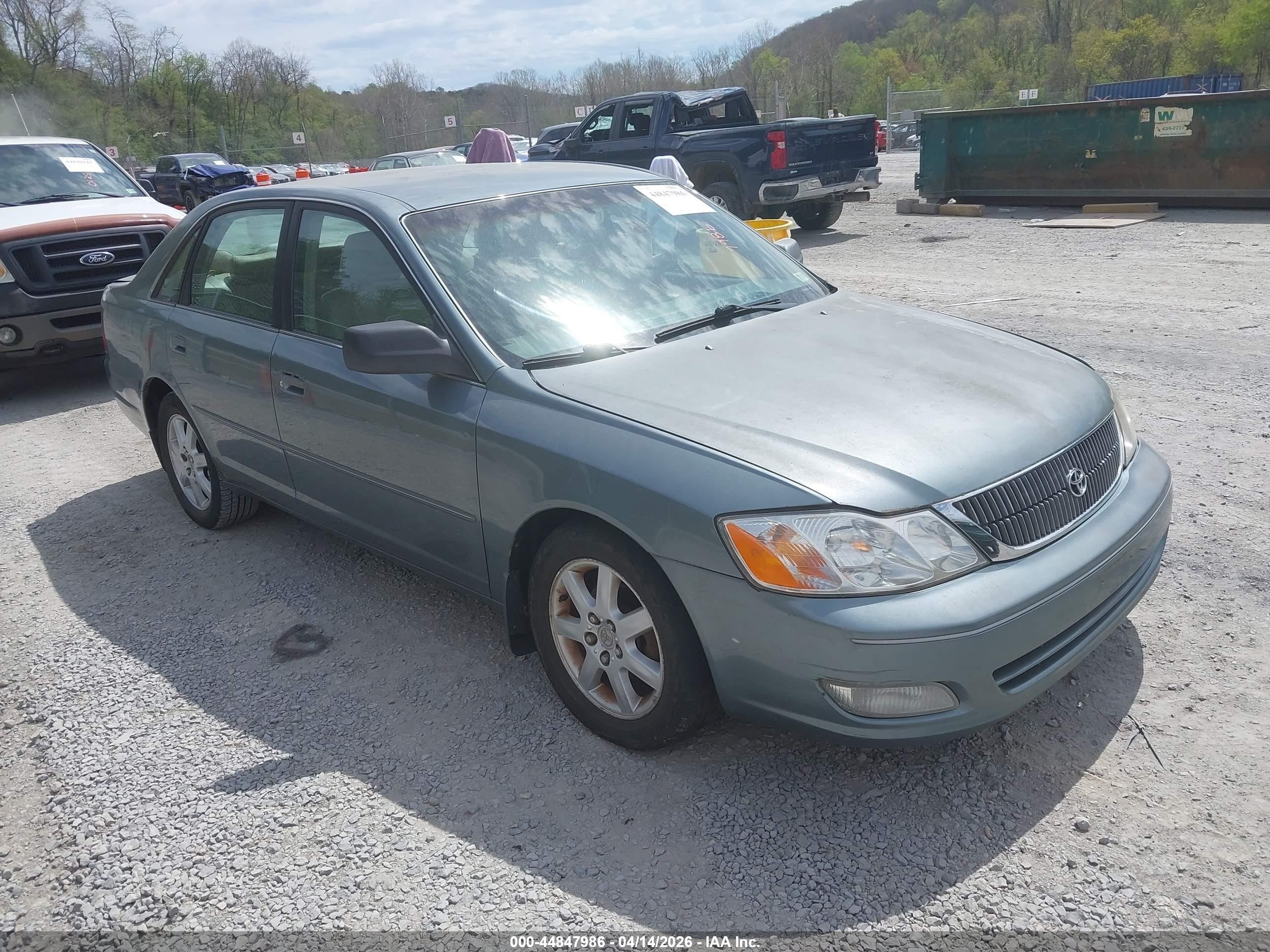 2001 Toyota Avalon Xls Gray vin: 4T1BF28B71U120991