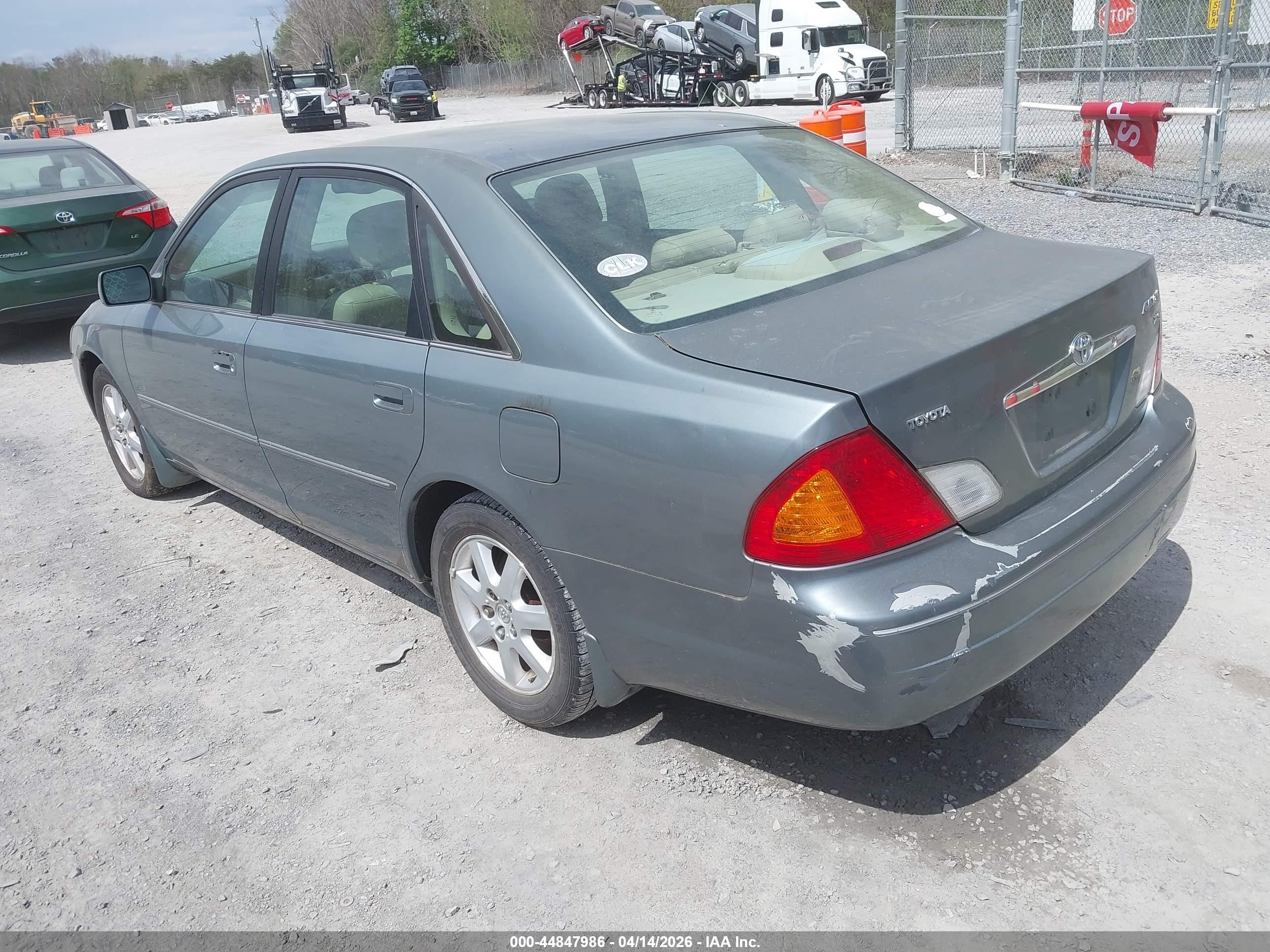 2001 Toyota Avalon Xls Gray vin: 4T1BF28B71U120991