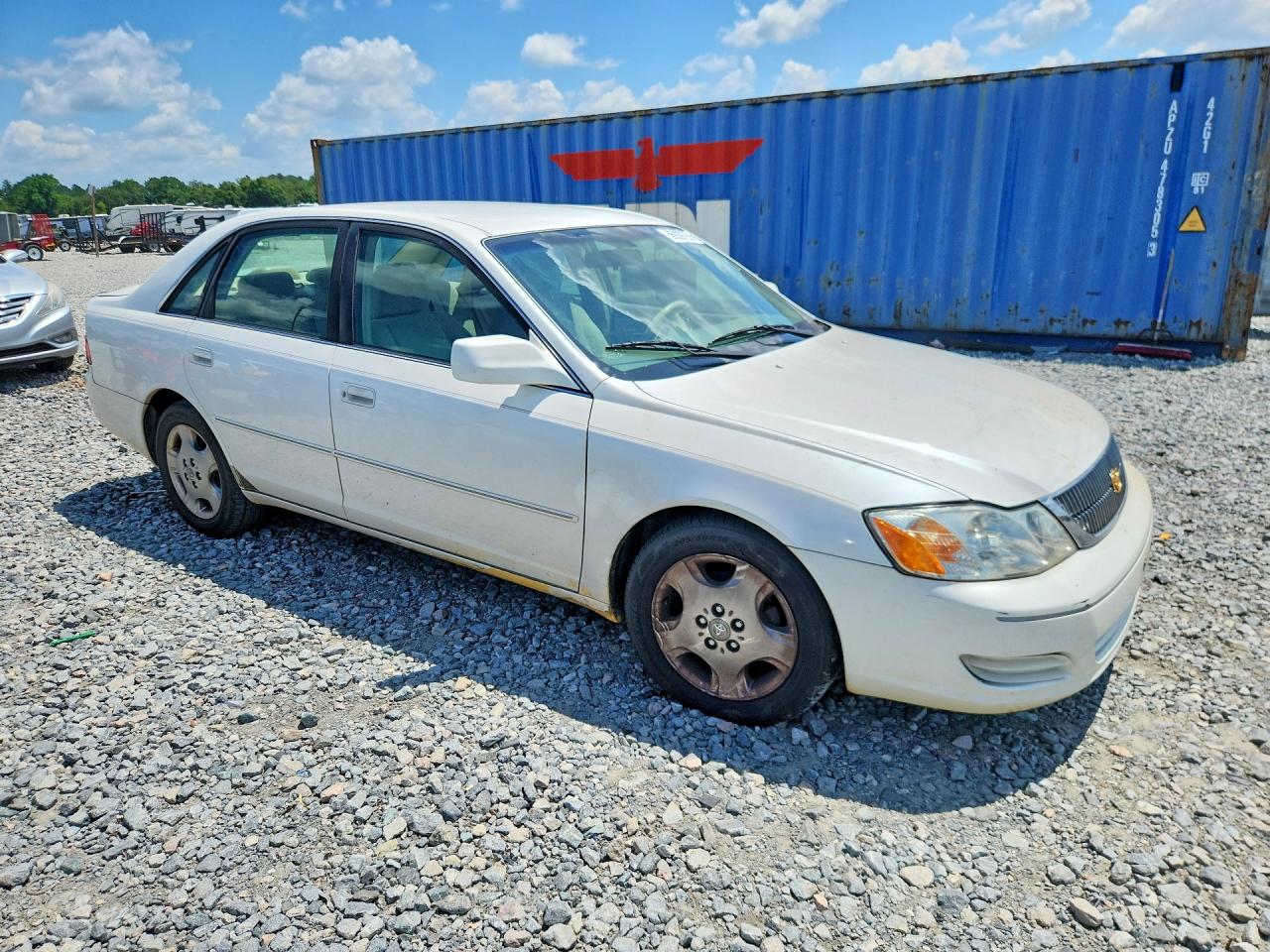 2001 Toyota Avalon Xl White vin: 4T1BF28B71U140223