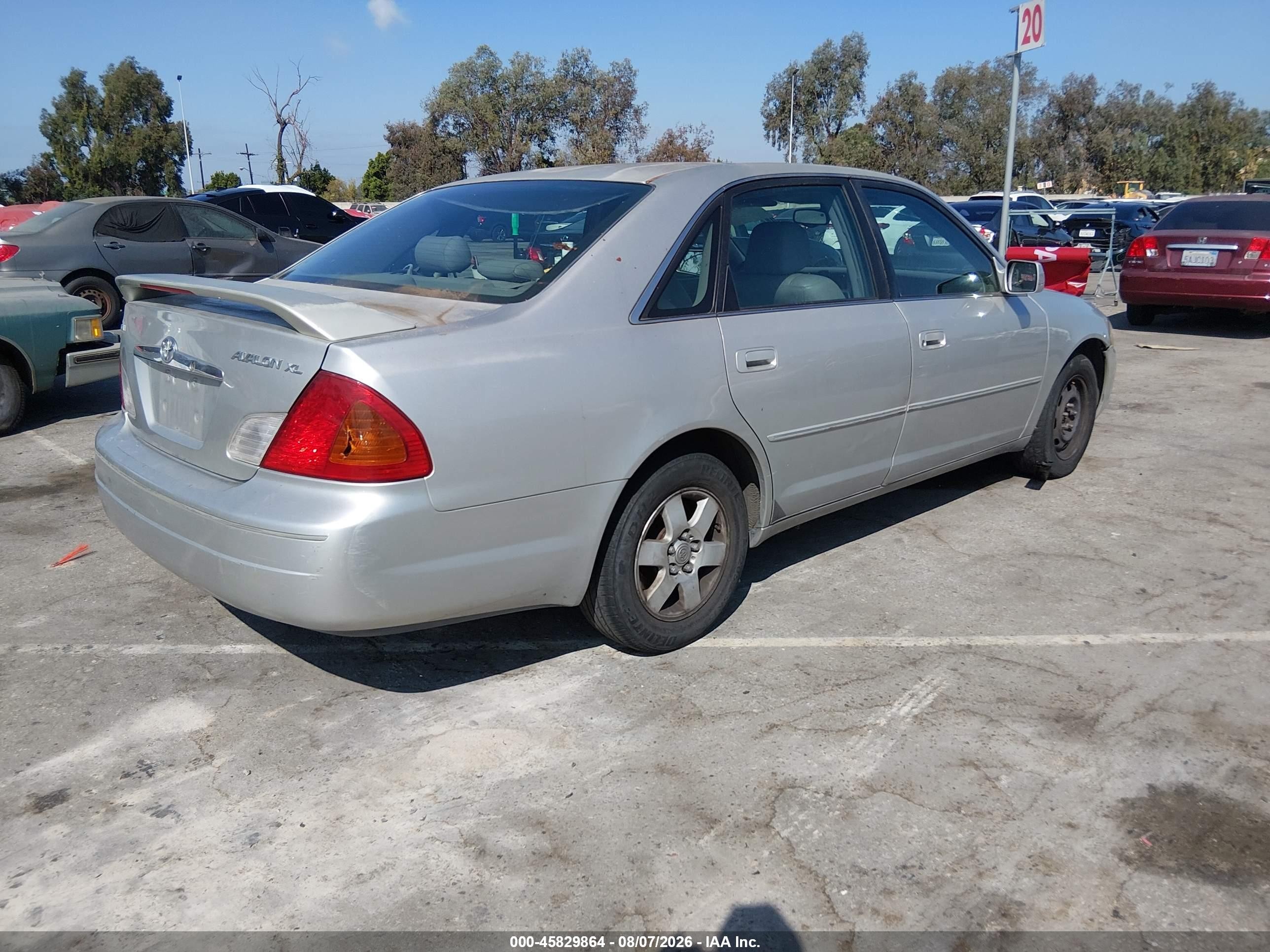 2001 Toyota Avalon Xl Silver vin: 4T1BF28B71U186442