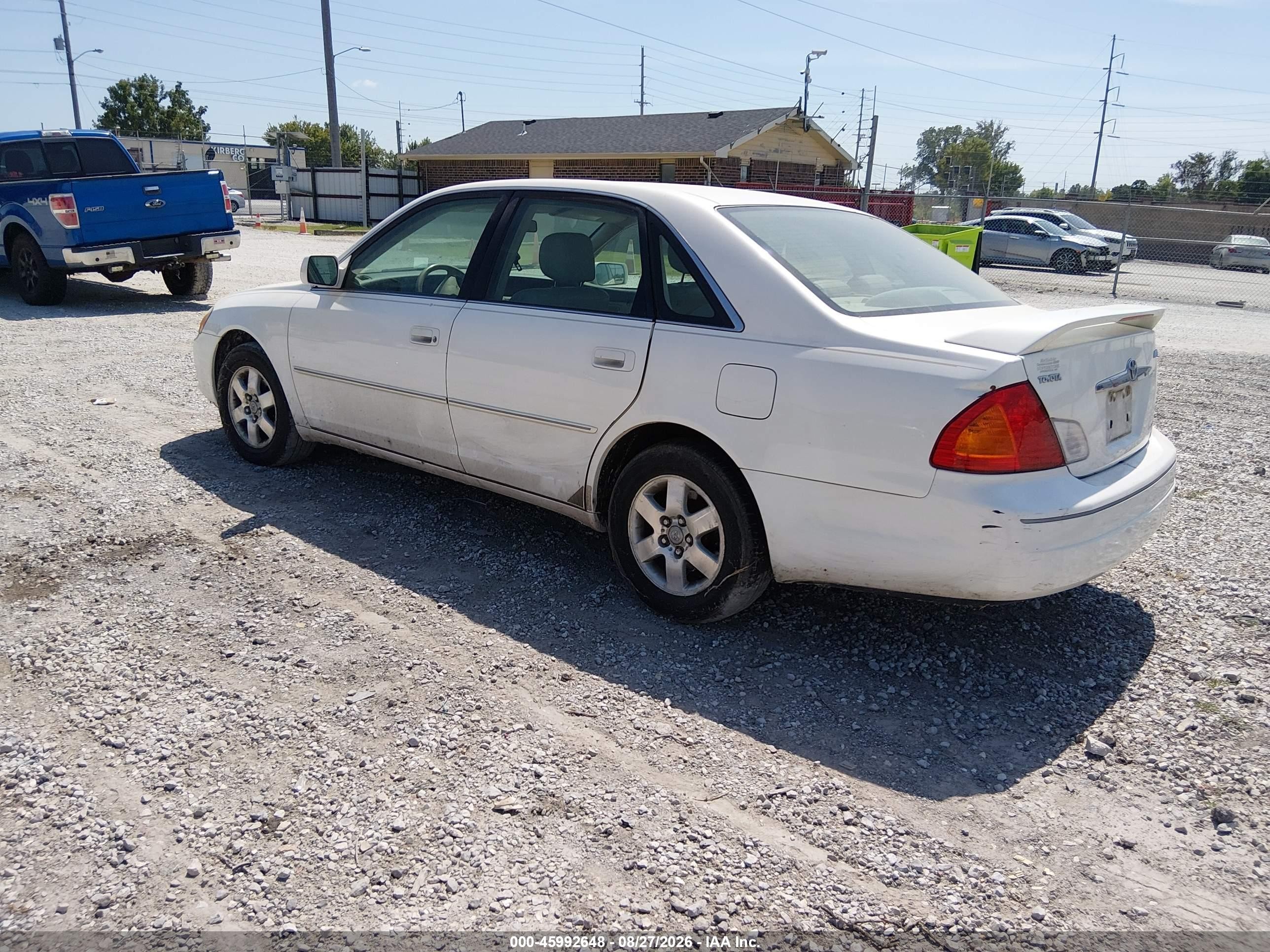 2002 Toyota Avalon Xl White vin: 4T1BF28B72U212913